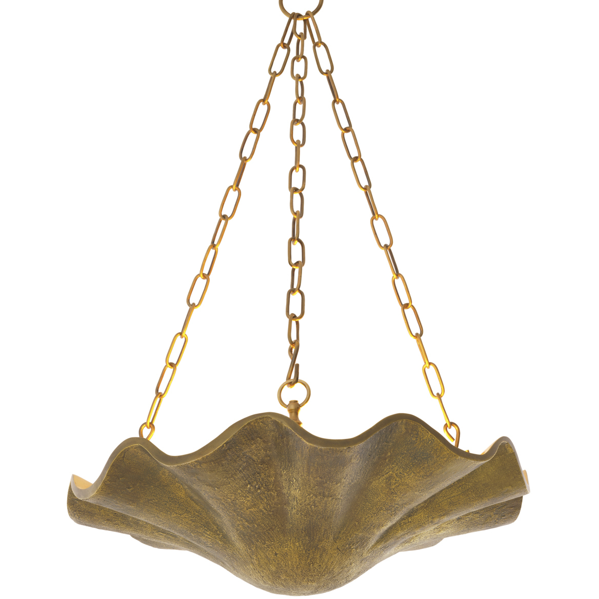 Aurelia 3 Light 23.62 inch Vintage Brass Pendant Ceiling Light