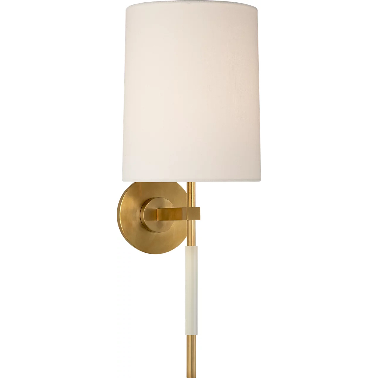 Visual Comfort Barbara Barry Clout 1 Light 8 inch Soft Brass Tail Sconce Wall Light BBL2130SB-L - Open Box