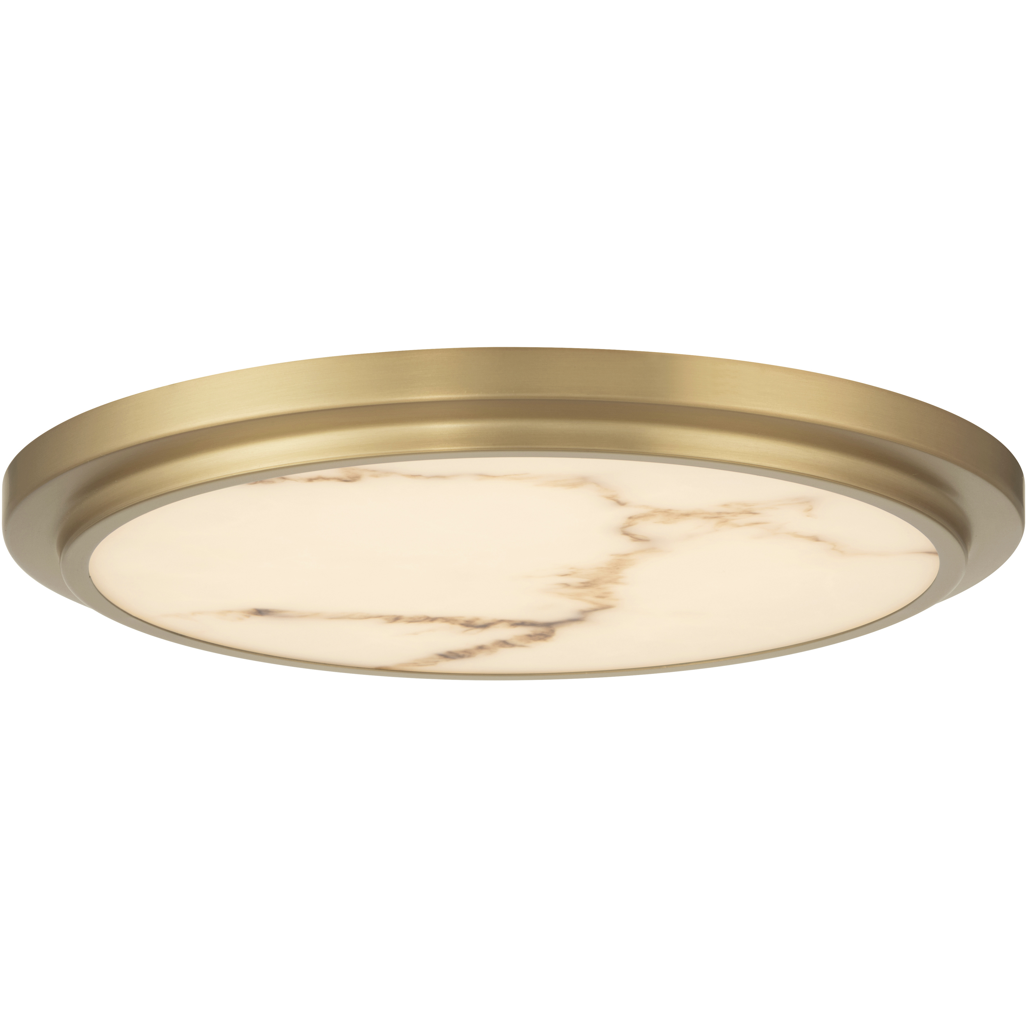 Elanor 12 inch Antique Brushed Brass Flush Mount Ceiling Light