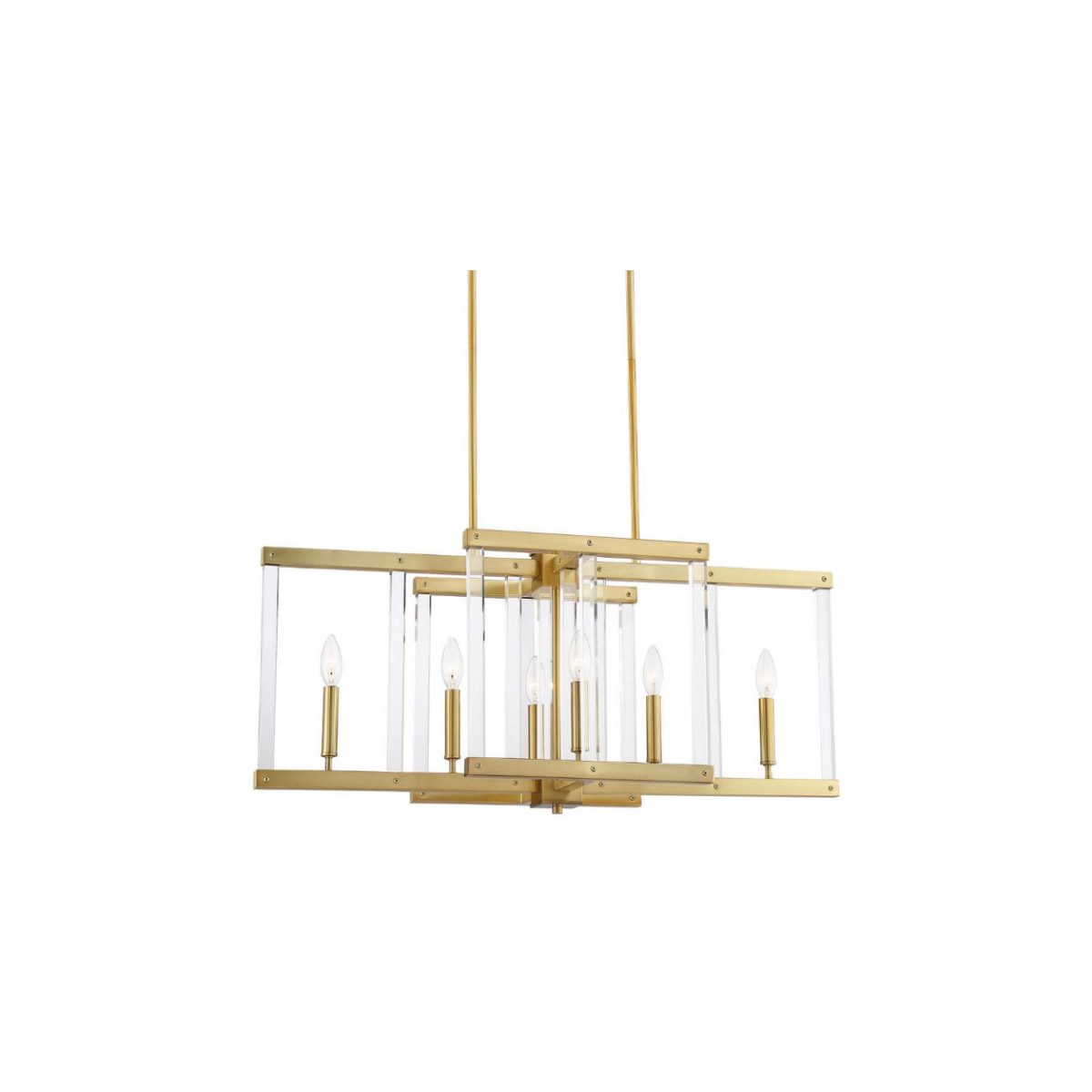 Zeev Lighting CD10296/6/PB Regent 6 Light 14 inch Polished