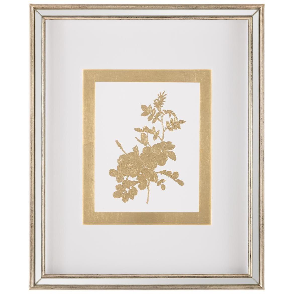 Botanicals VIII Golden Wall Decor, Giclees