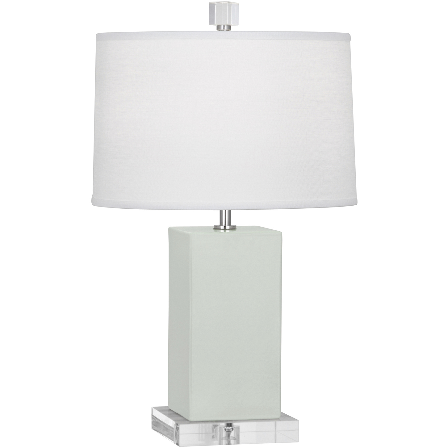 Small Harvey 19.13 inch 60 watt Celadon Accent Lamp Portable Light