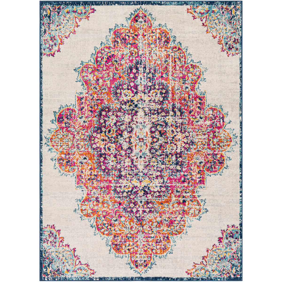 Floransa 108 X 79 inch Rugs in 7 x 9, Rectangle