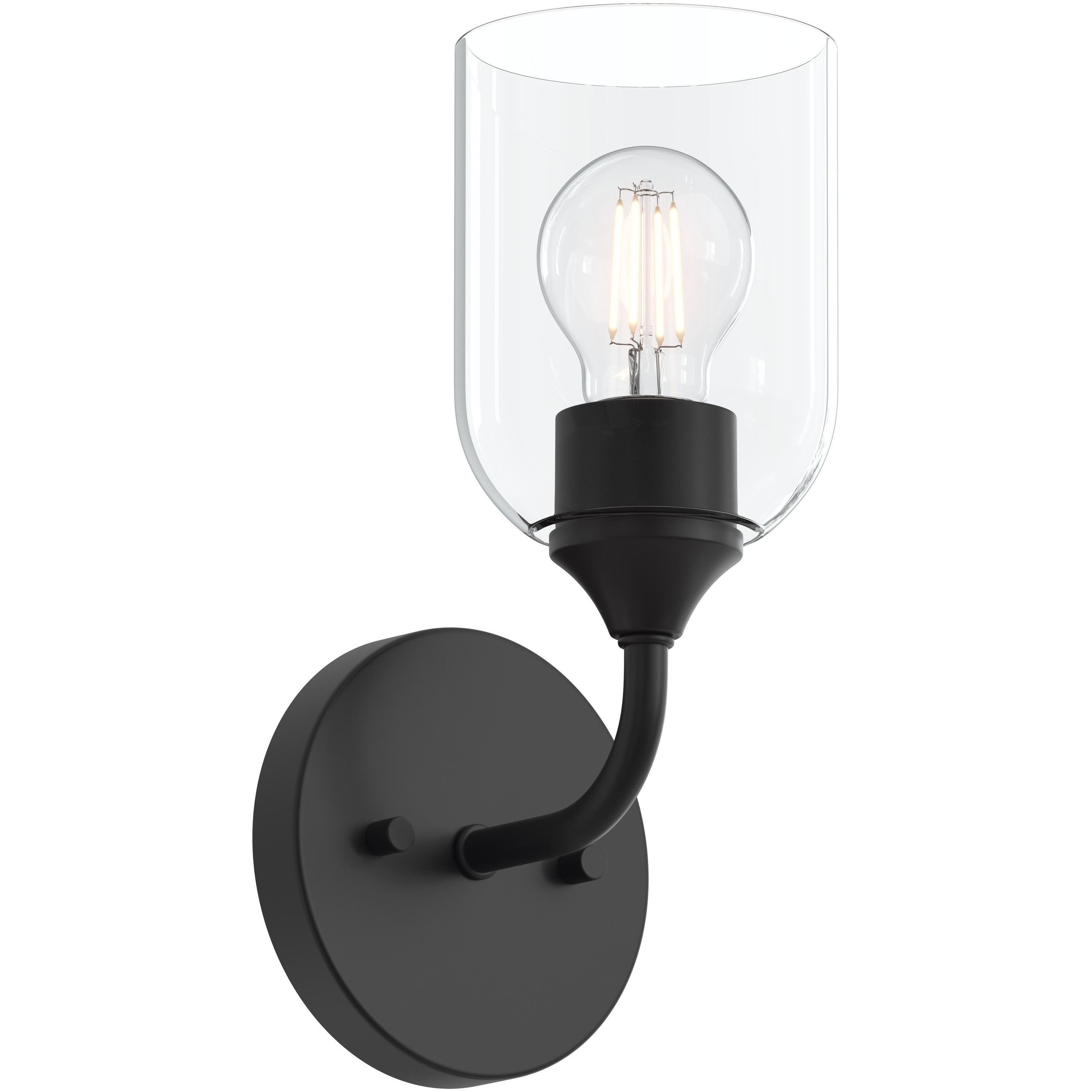 Ilia 1 Light 6 inch Matte Black Wall Sconce Wall Light