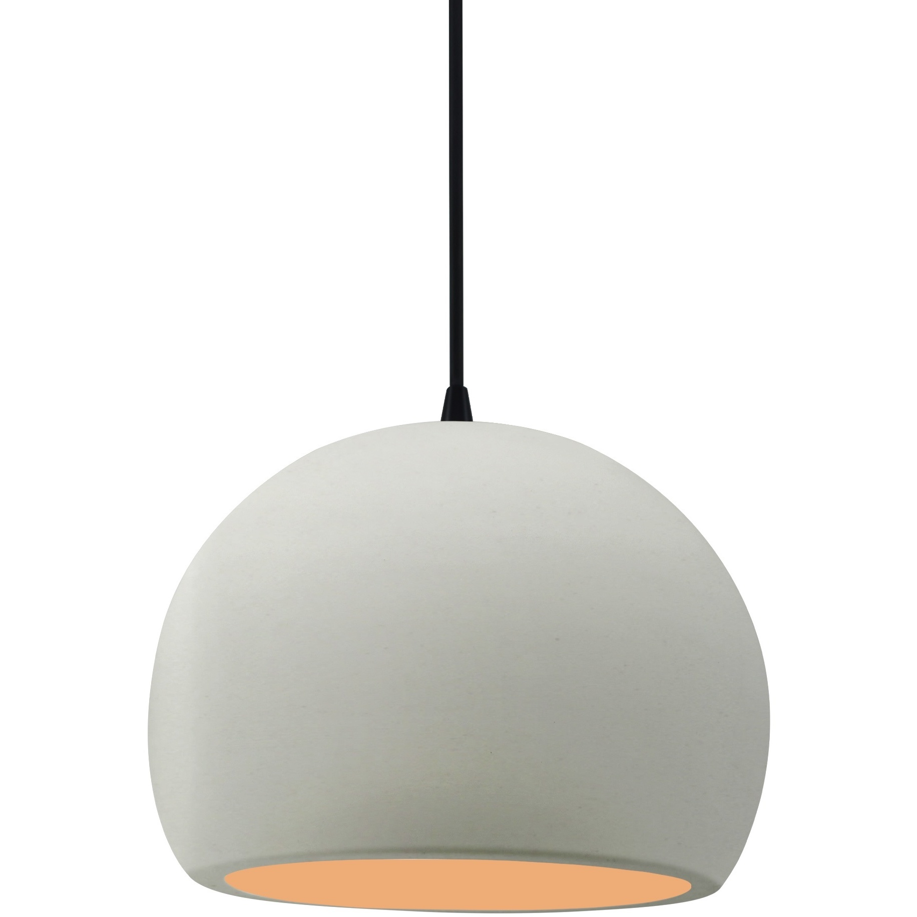 Radiance 1 Light 7 inch Matte White and Champagne Gold and Matte Black Pendant Ceiling Light