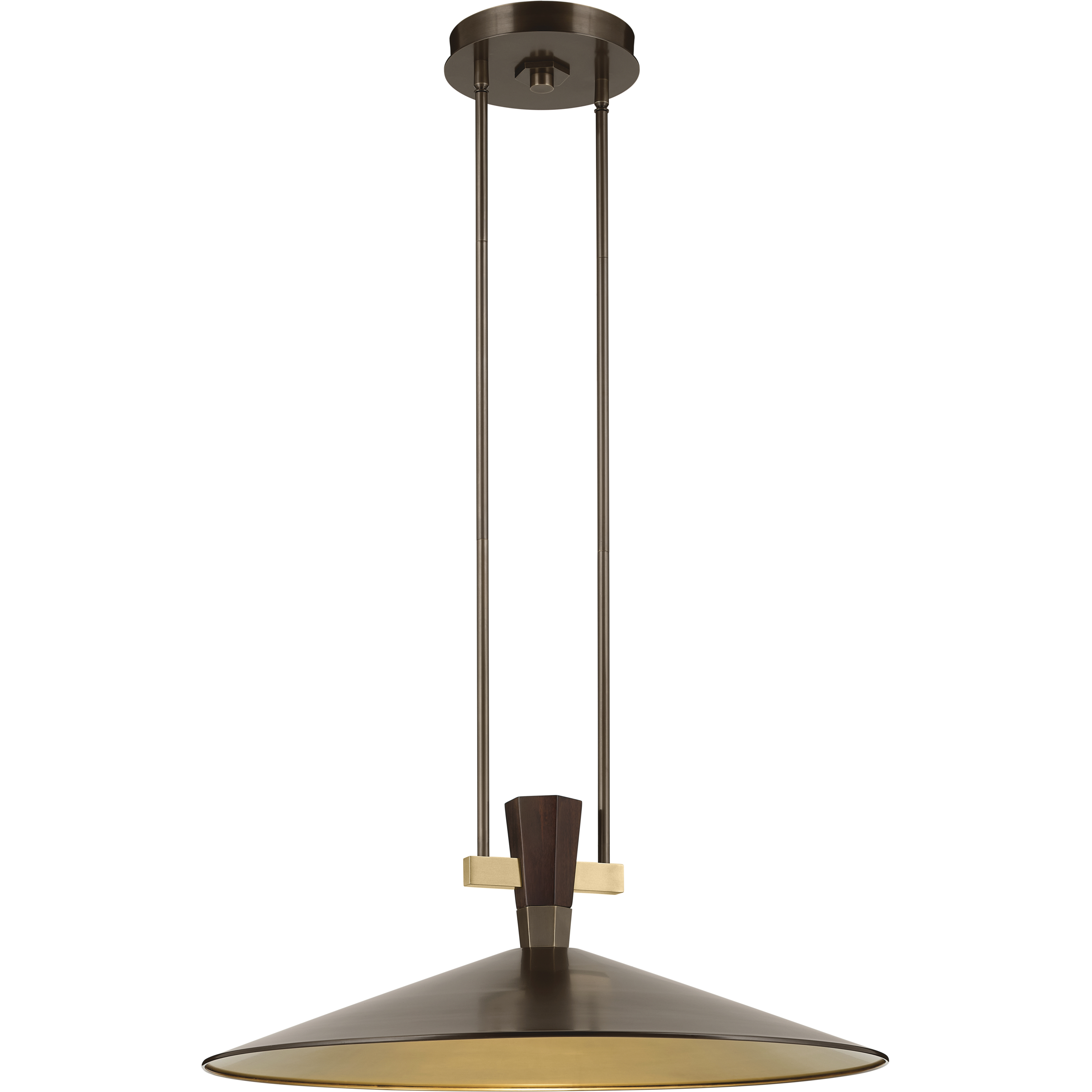 Tenon LED Lacquered Bronze Pendant Ceiling Light