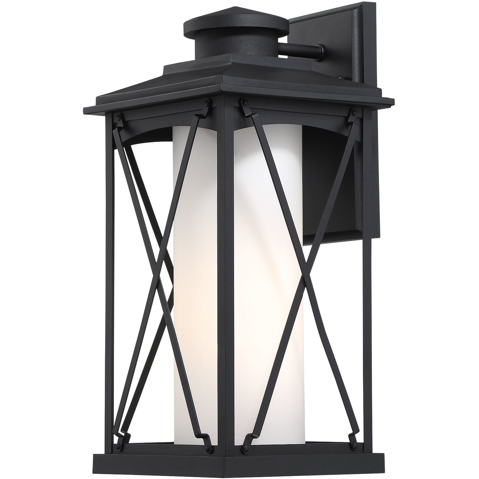 Lansdale 1 Light 18 inch Coal Outdoor Wall Mount, Great Outdoors