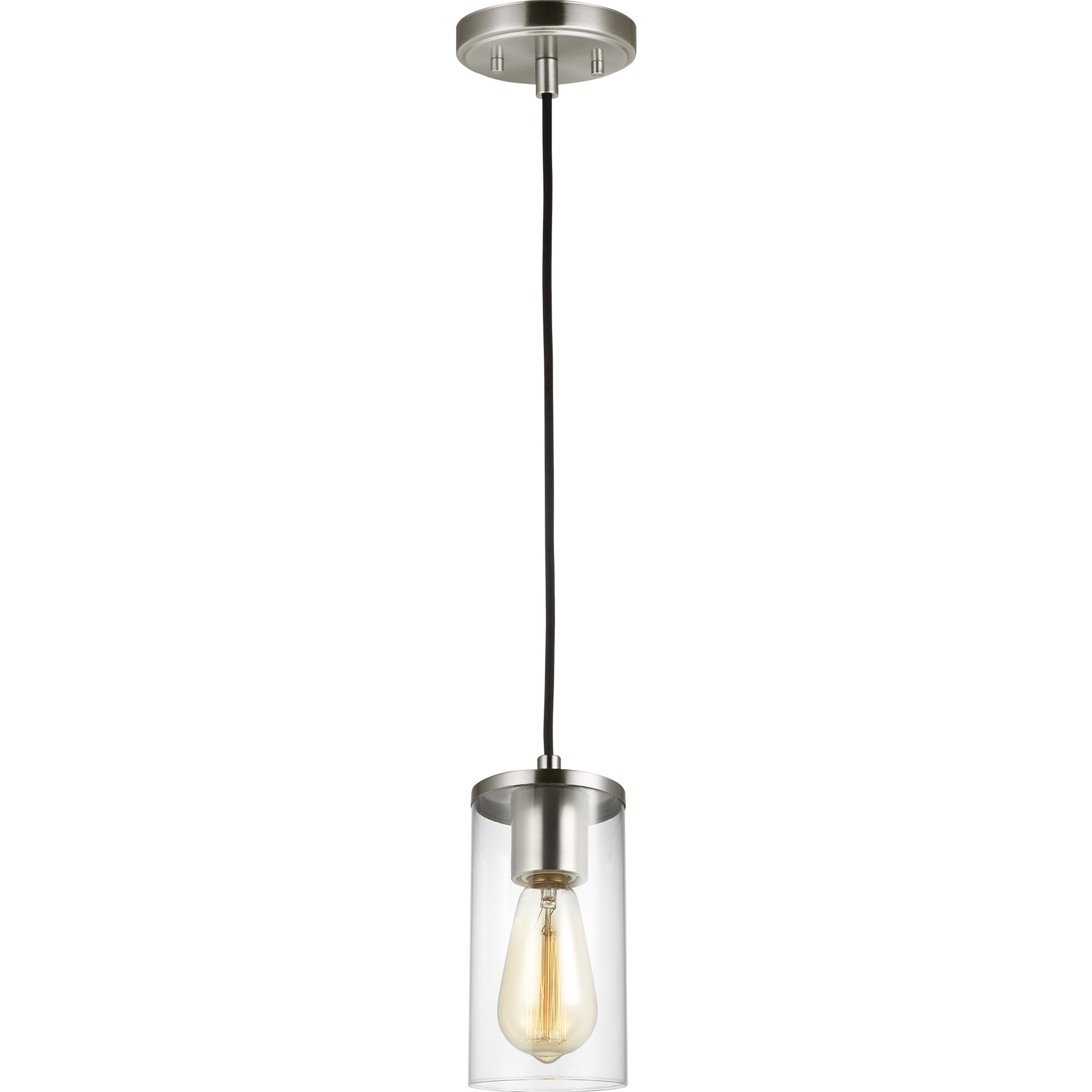 Sean Lavin Zire 1 Light 4 inch Brushed Nickel Mini-Pendant Ceiling Light