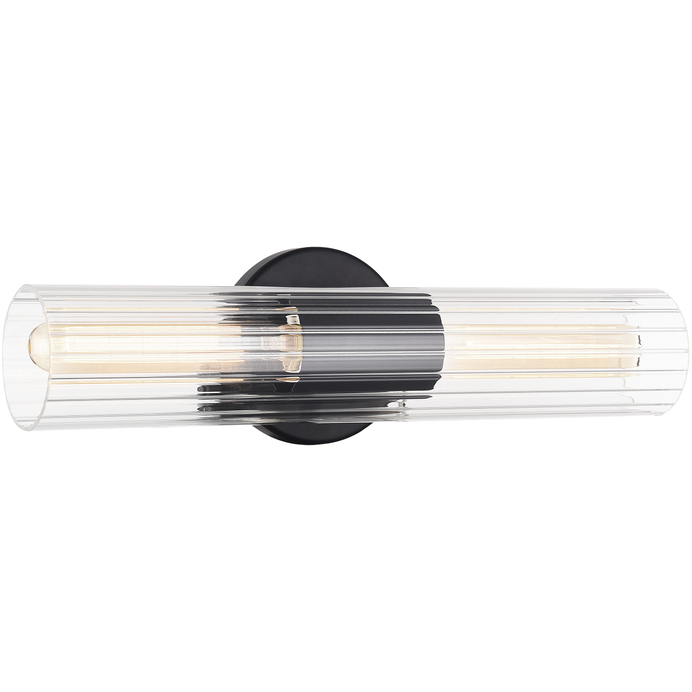 Matteo Lighting Odette 2 Light 5 inch Black Wall Sconce Wall Light S05401BK - Open Box