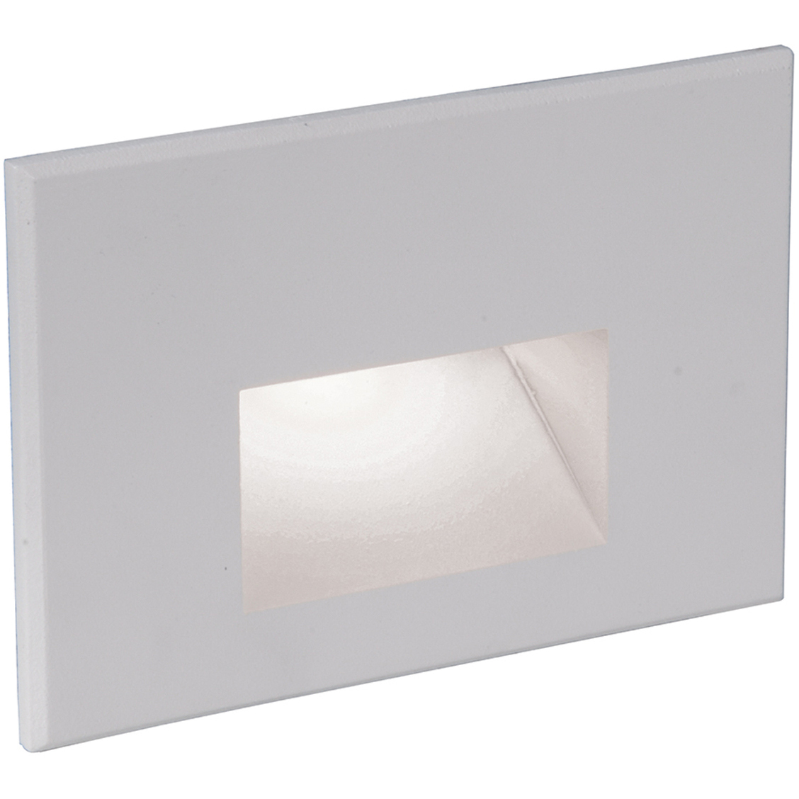 WAC 120V Step Light Anti Microbial LED 1.5 inch White ADA Step and Wall Light in Amber, WAC Lighting
