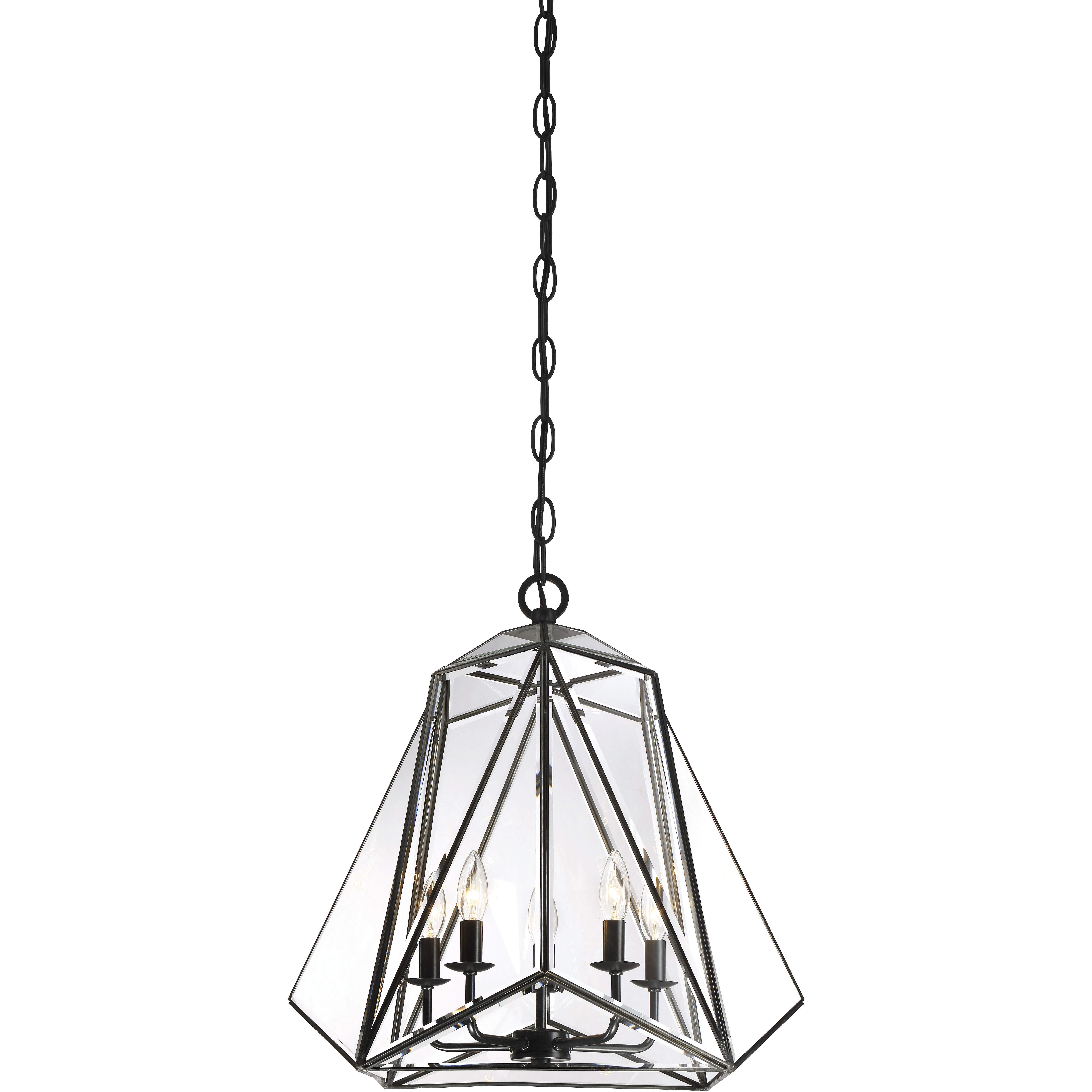 Glacier 5 Light 21.25 inch Bronze Pendant Ceiling Light