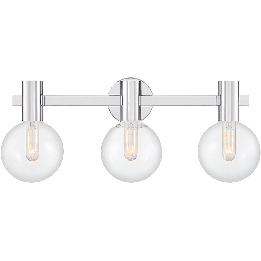 Wright 3 Light 25 inch Polished Chrome Bathroom Vanity Light Wall Light