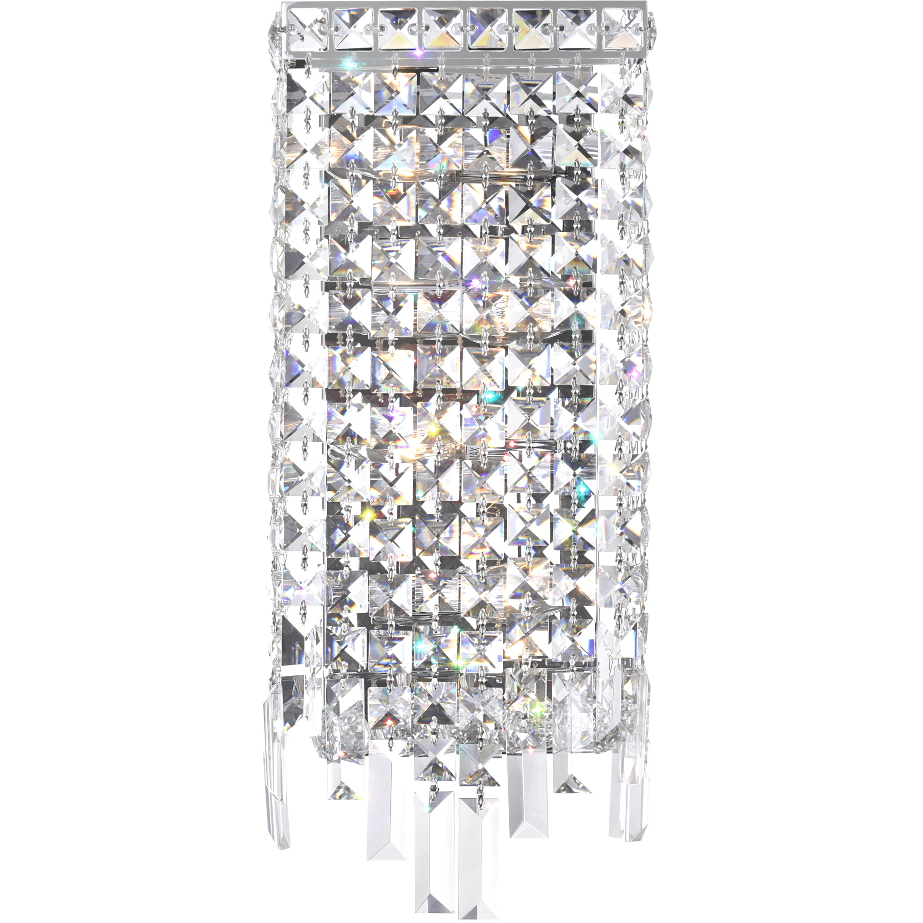 Colosseum 4 Light 7 inch Chrome Wall Light