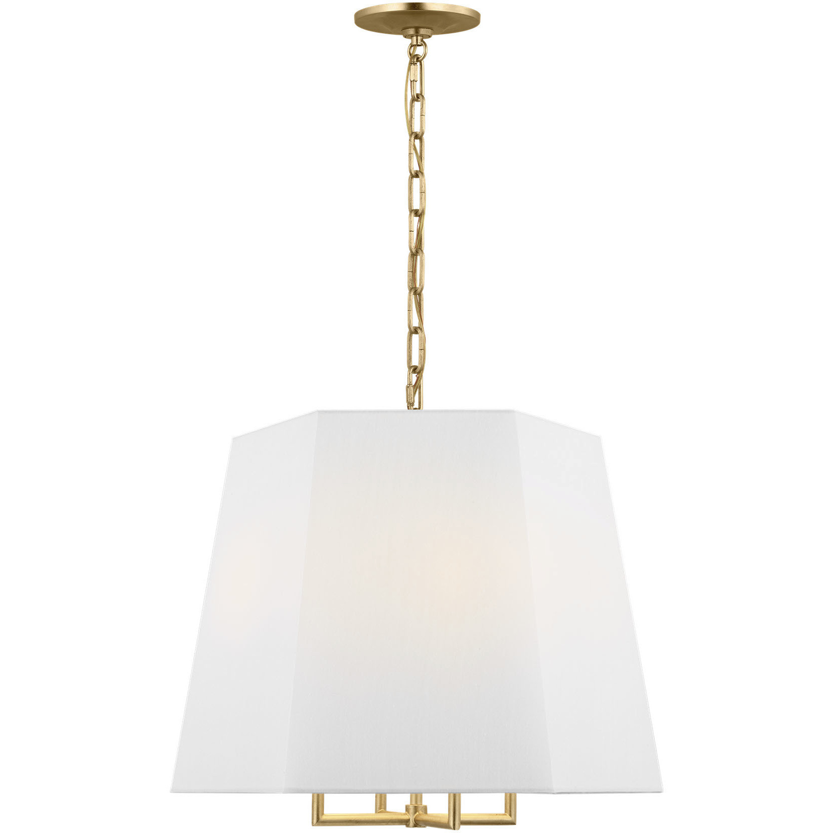 Paloma Contreras Lille 4 Light 17 inch Gild Hanging Shade Ceiling Light