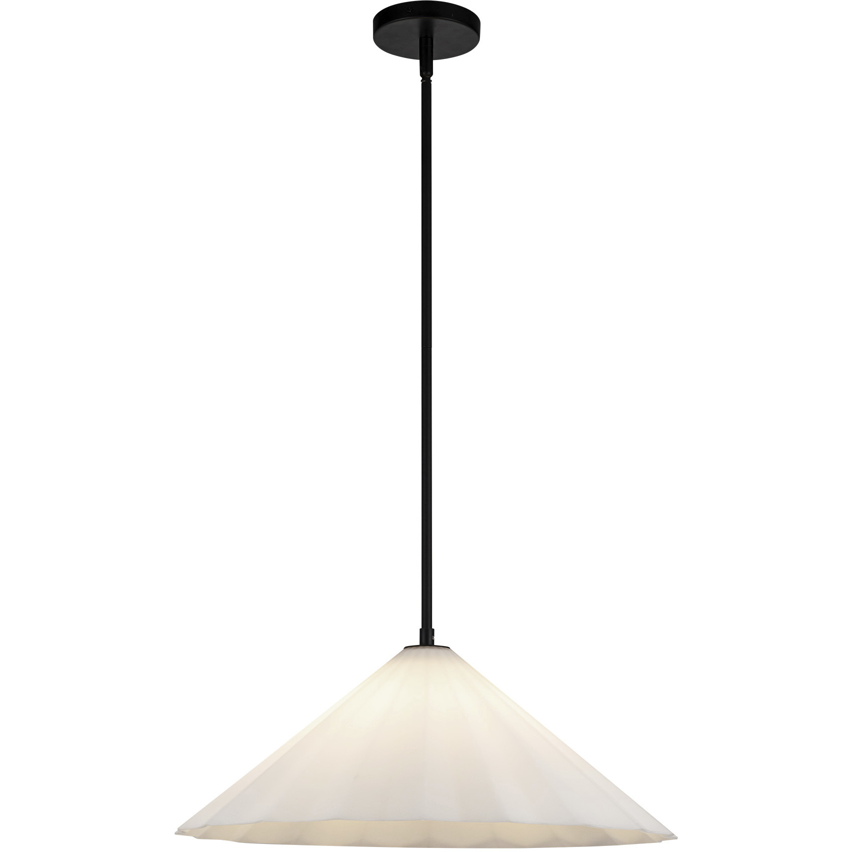 Alora Mood Serena 1 Light 20.5 inch Matte Black Pendant Ceiling Light
