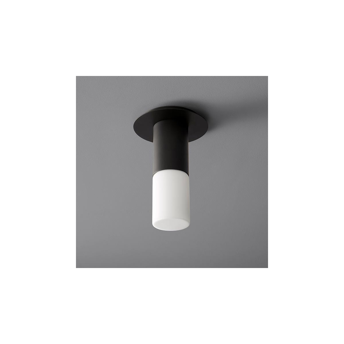 Pilar LED 6 inch Black Flush Mount Ceiling Light