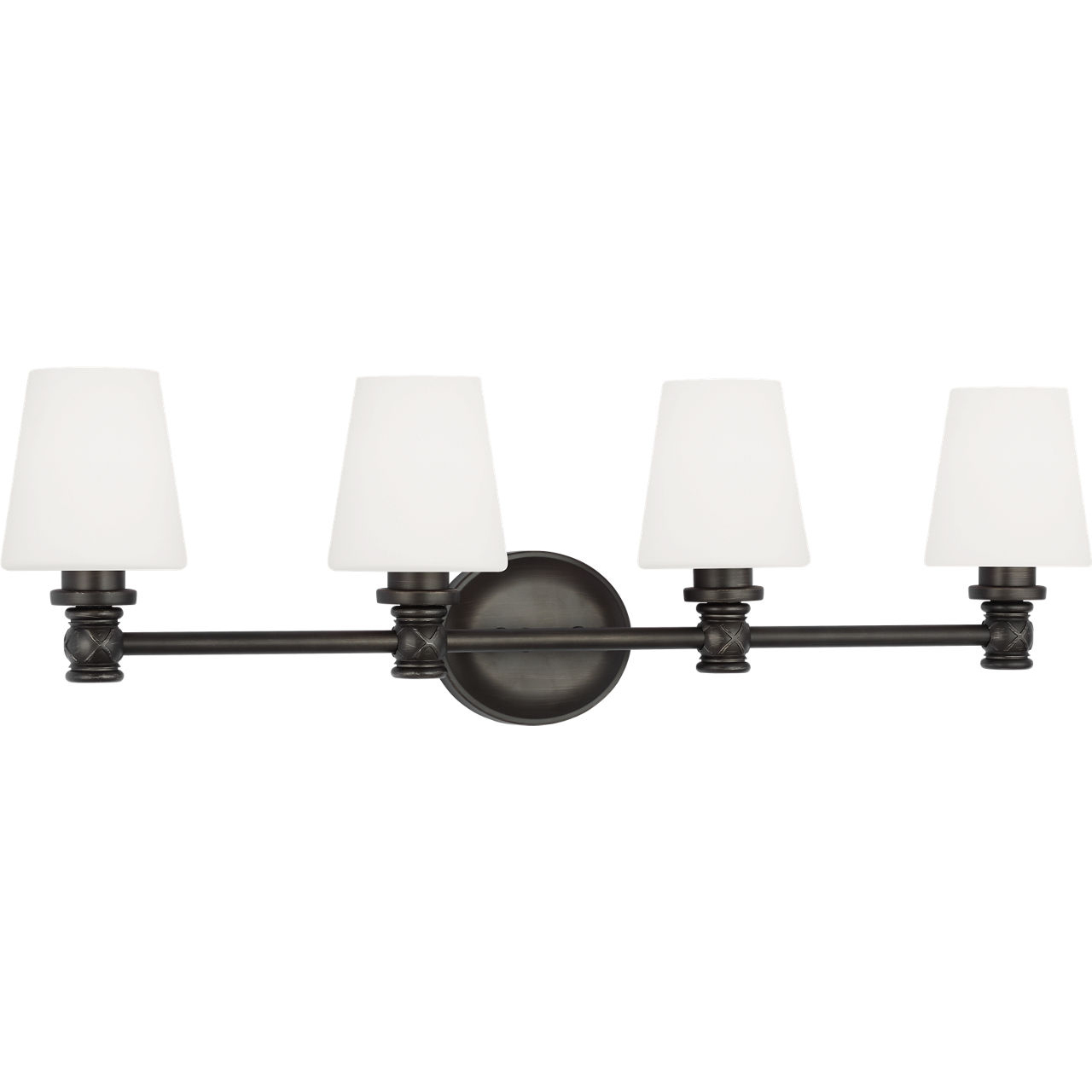 Sean Lavin Xavierre 4 Light 32.25 inch Aged Iron Wall Bath Vanity Wall Light