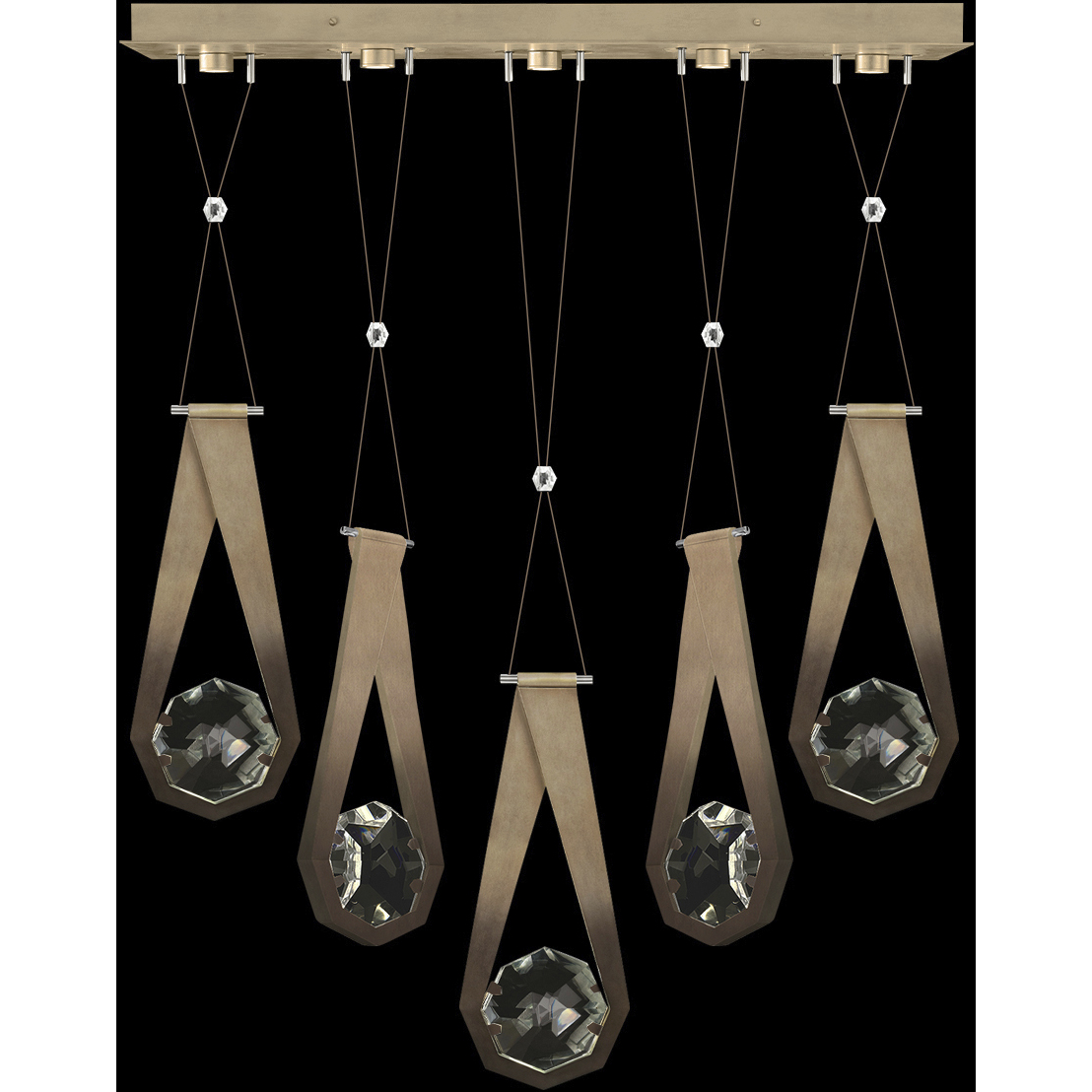 Aria 10 Light 43 inch Bronze Pendant Ceiling Light