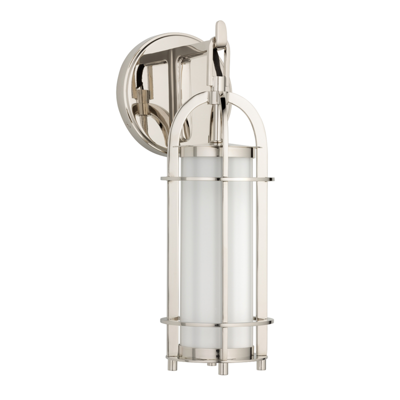 Portland 1 Light 5.5 inch Polished Nickel Bath and Vanity Wall Light