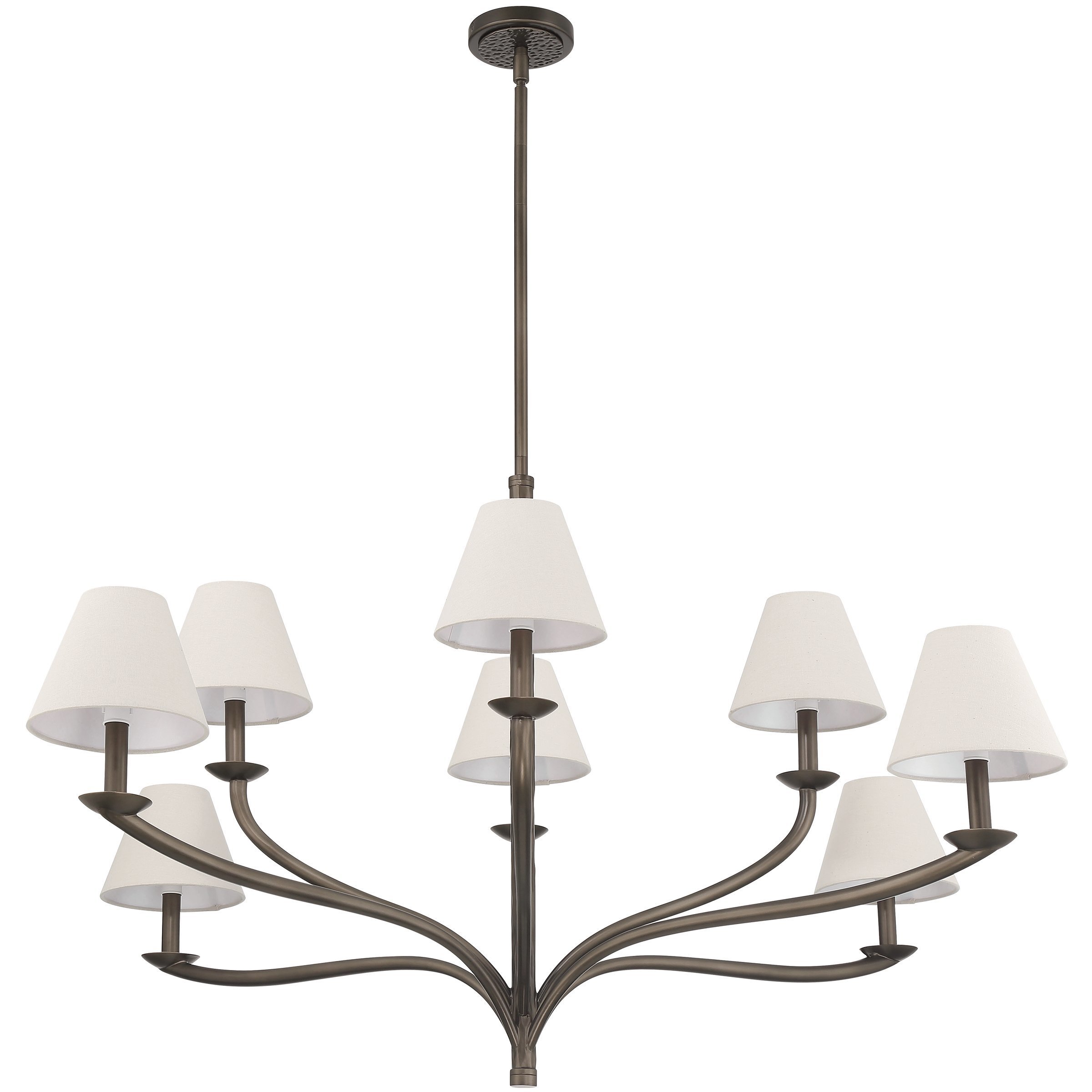 Bethany 8 Light 52 inch Forged Bronze Chandelier Ceiling Light