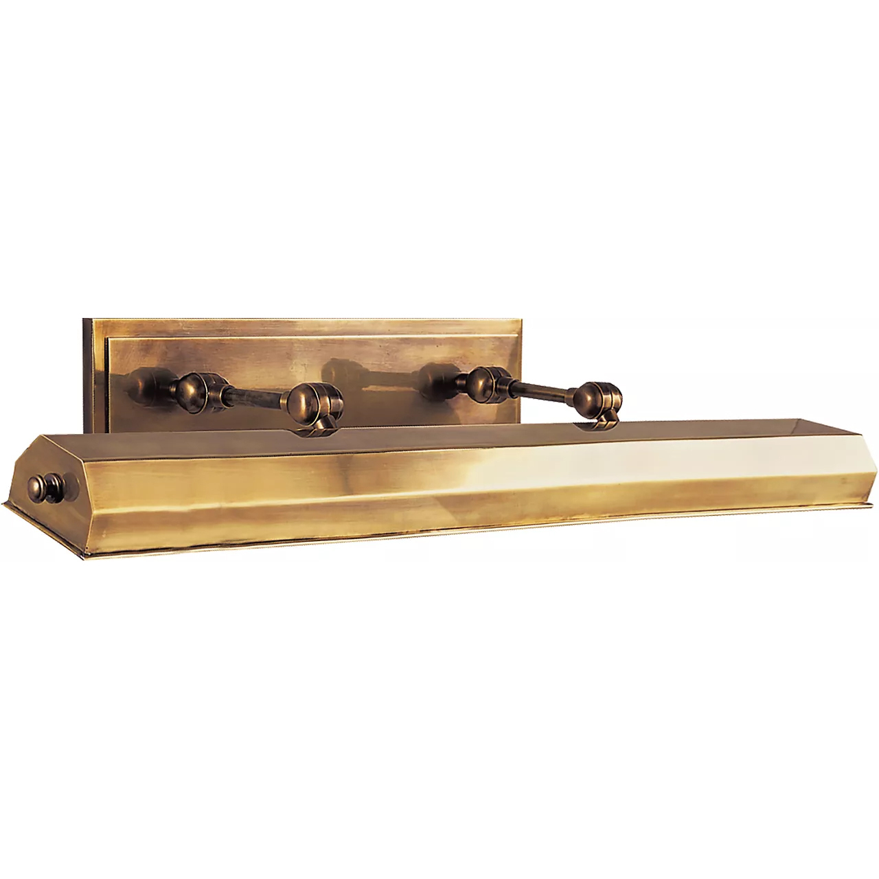 Chapman & Myers Dorchester2 100 watt 30 inch Antique-Burnished Brass Picture Light Wall Light