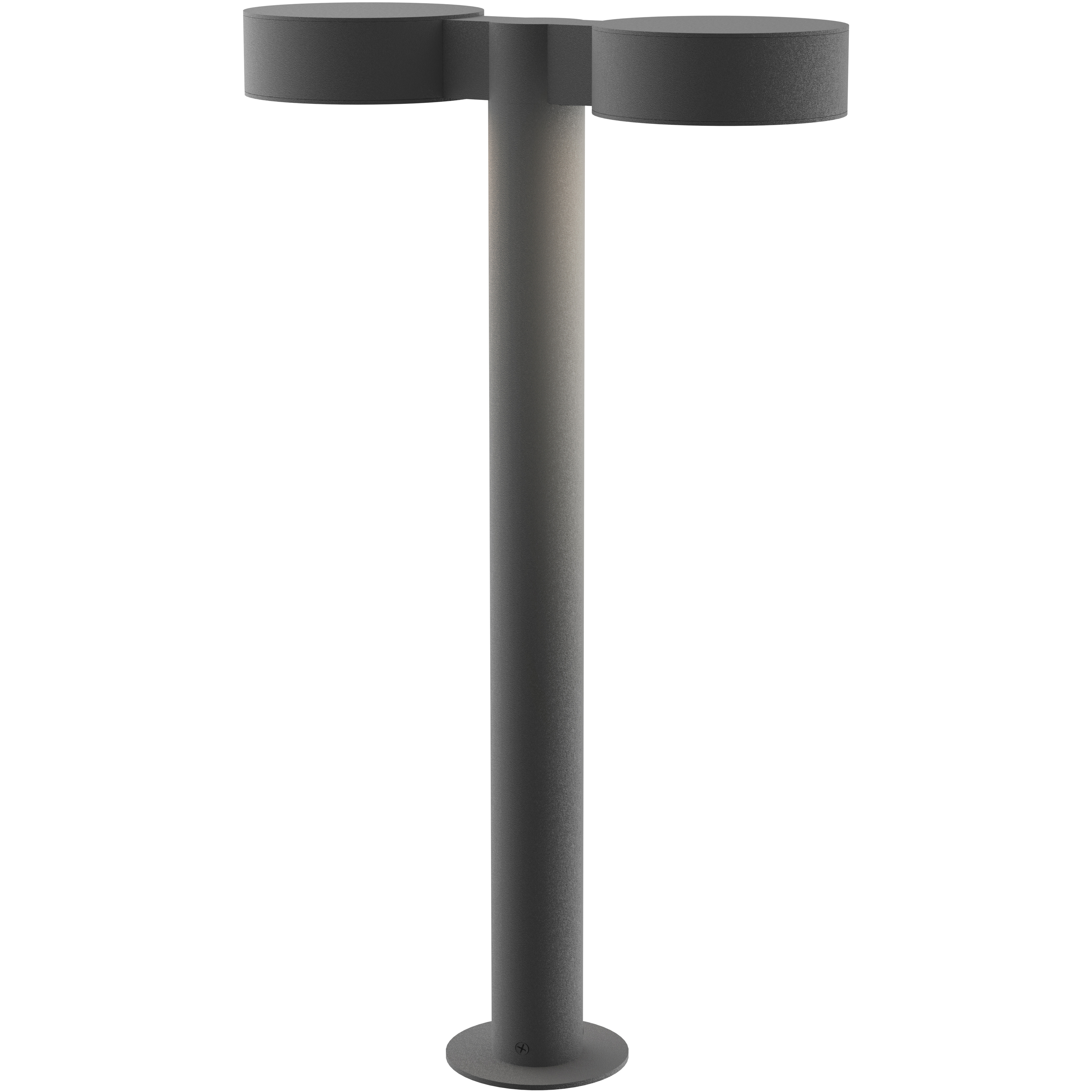 Reals 12V 20 watt Textured Gray Bollard