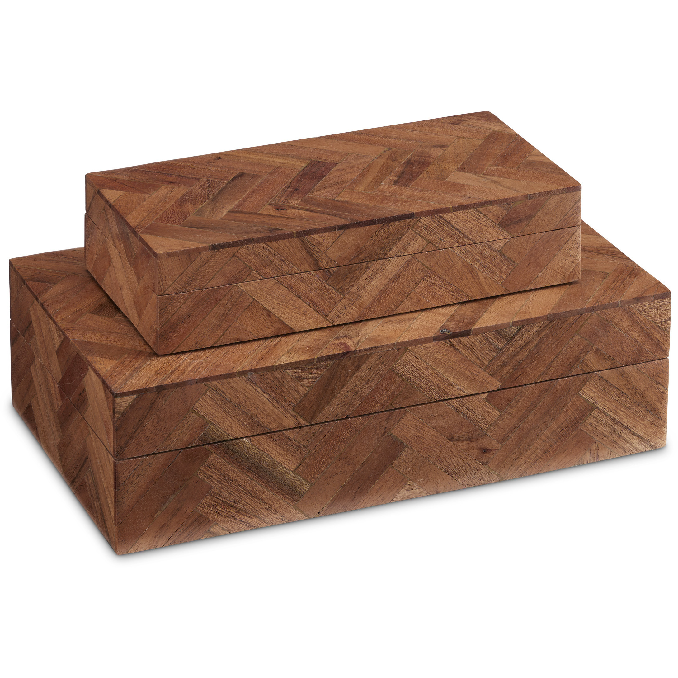 Alfeo 8 inch Natural Boxes, Set of 2
