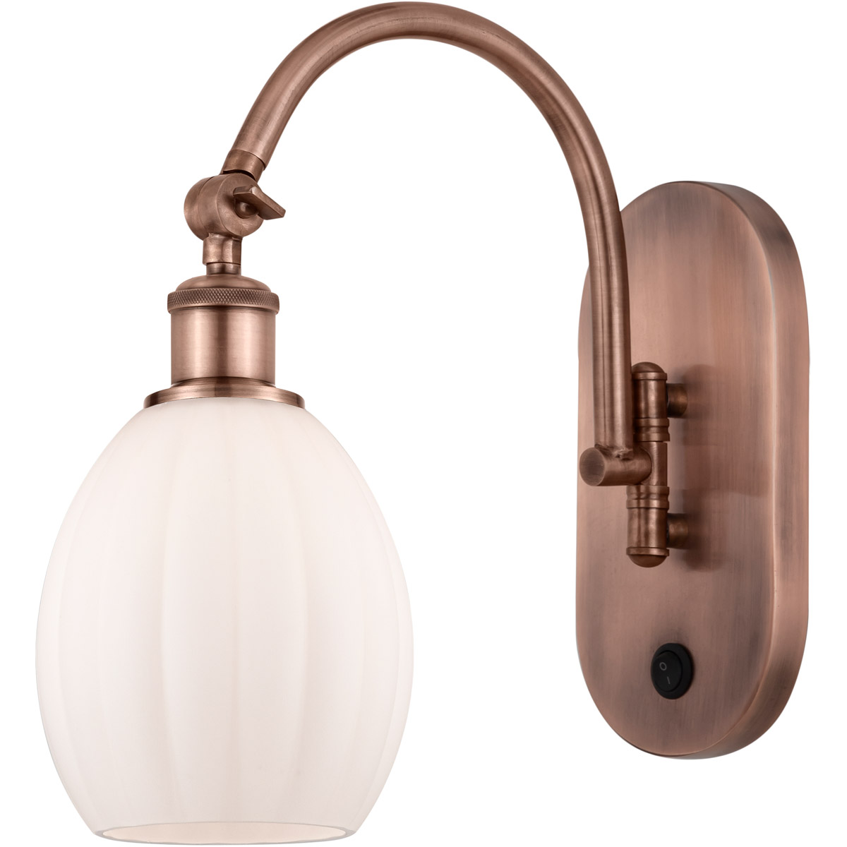 Ballston Eaton LED 6 inch Antique Copper Sconce Wall Light
