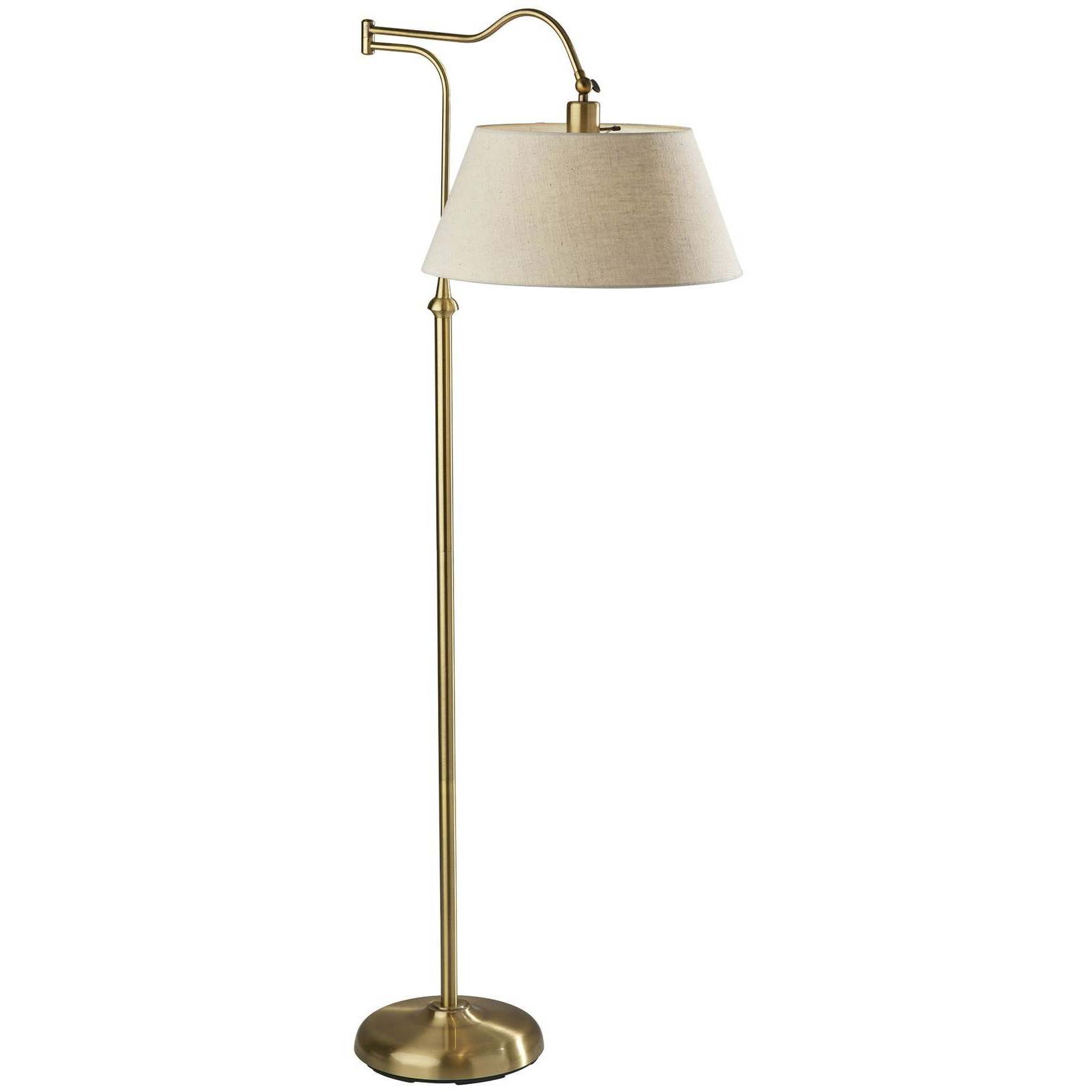 Rodeo 60.25 inch 150.00 watt Antique Brass Floor Lamp Portable Light