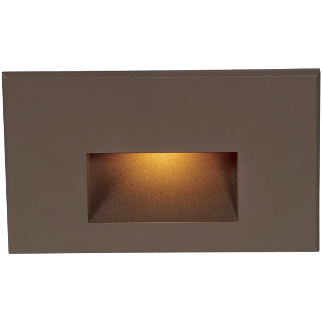 WAC 120V Step Light LED 1.5 inch Bronze ADA Step and Wall Light in Amber, WAC Lighting