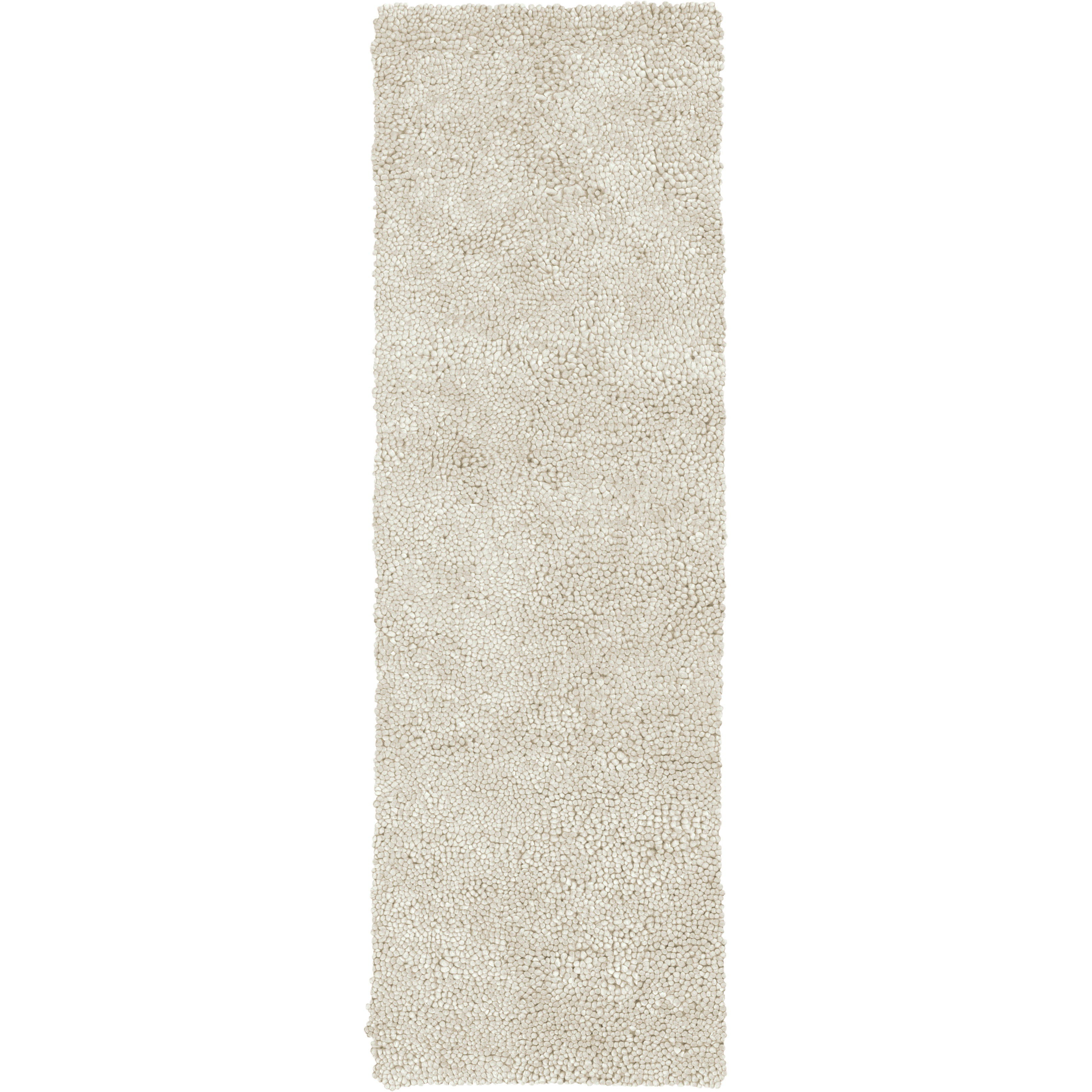 Aros 96 X 30 inch Cream Rug in 2.5 x 8, Runner