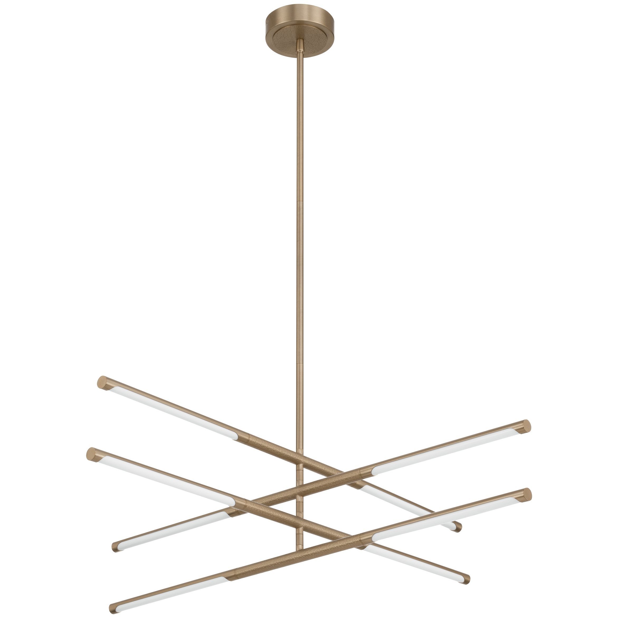 Overture LED 36 inch Champagne Gold Chandelier Ceiling Light