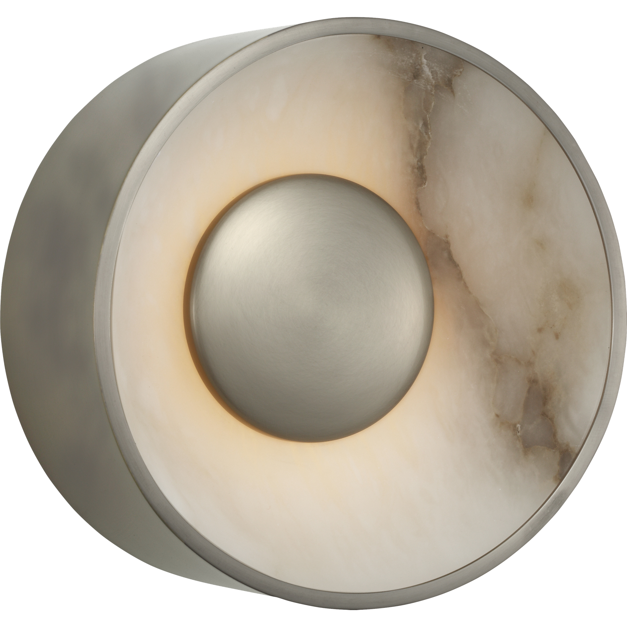 Anne-Marie Barton Umbra LED 8 inch Pewter and Alabaster Sconce Wall Light
