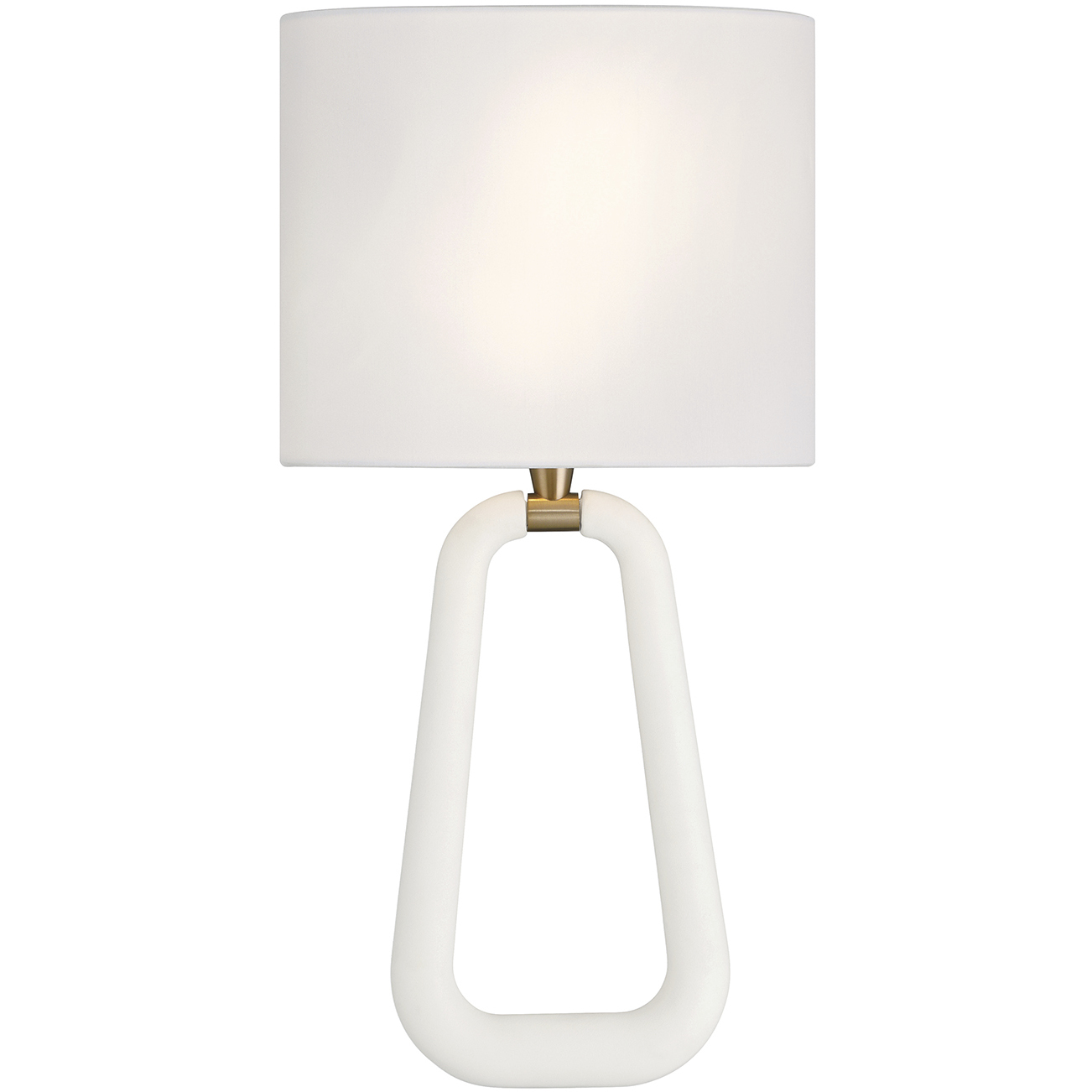 Jori Bath Wall Light in Aged Brass and Matte White