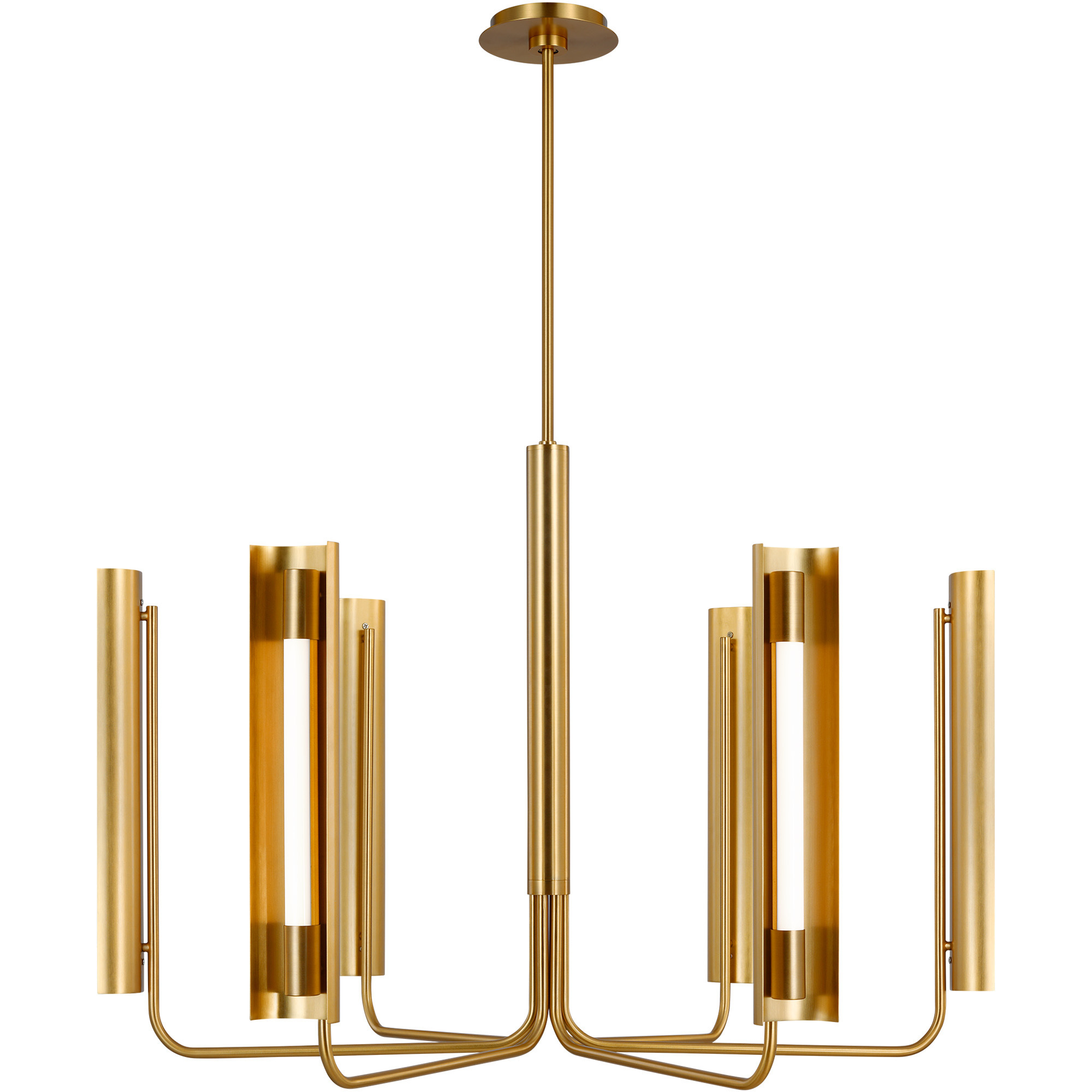 Kelly by Kelly Wearstler Carson LED 36.13 inch Burnished Brass Chandelier Ceiling Light