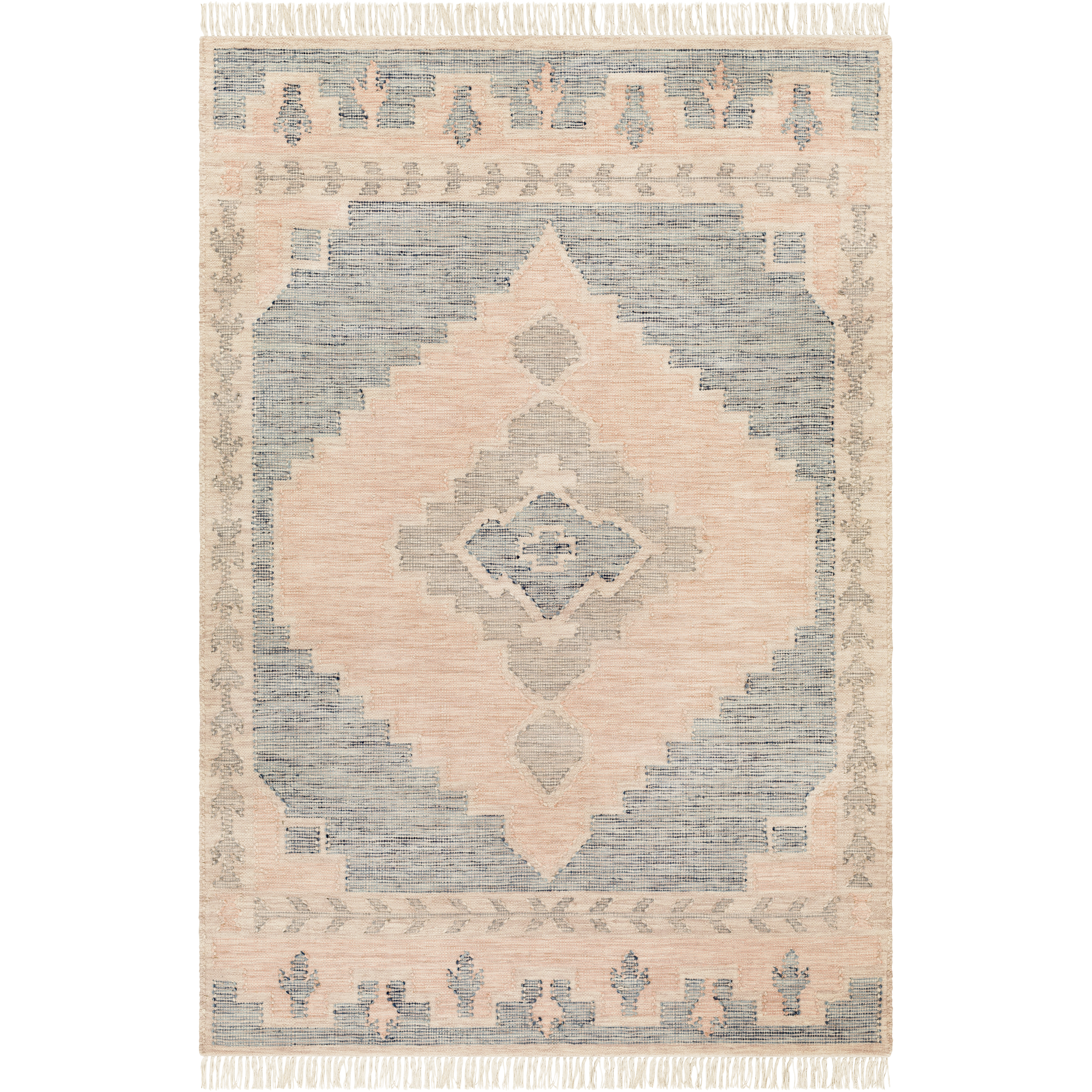 Valerie 108 X 72 inch Taupe Rug, Rectangle