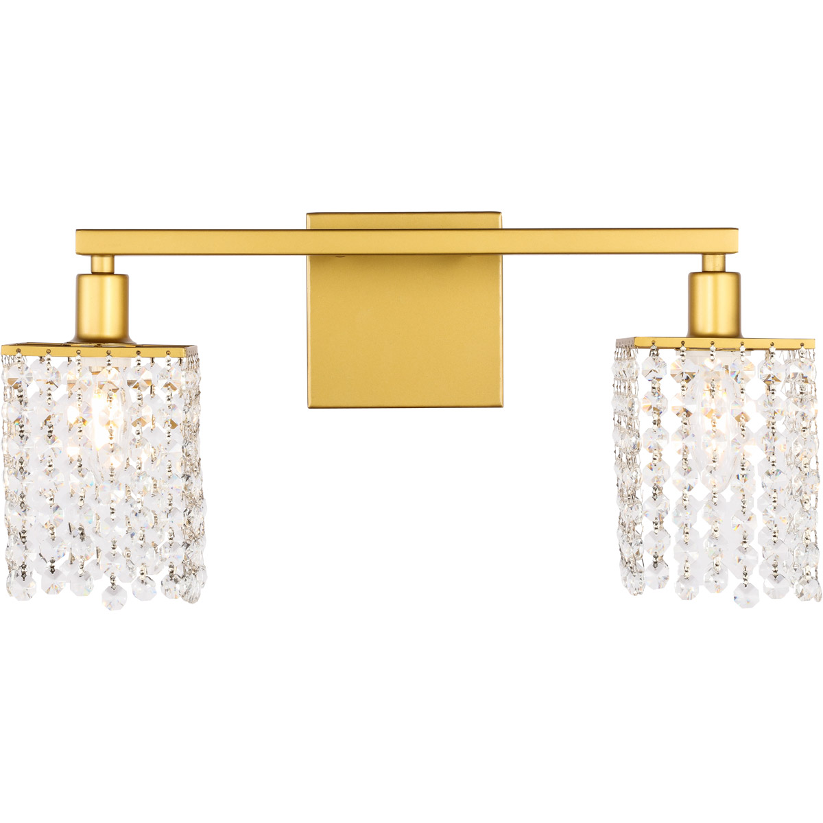 Phineas 2 Light 18 inch Brass Wall sconce Wall Light
