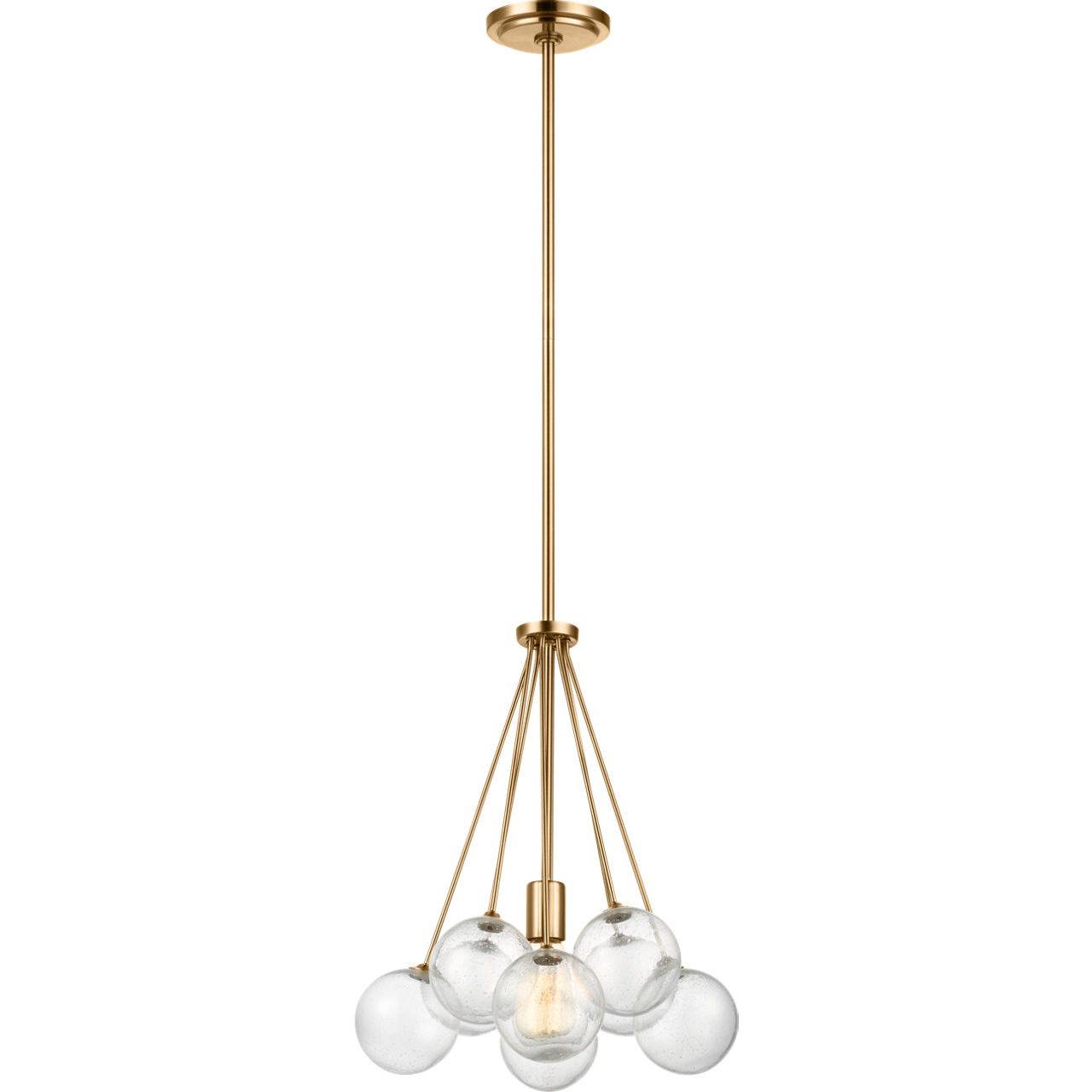 Sean Lavin Bronzeville 1 Light 14.25 inch Satin Brass Pendant Ceiling Light