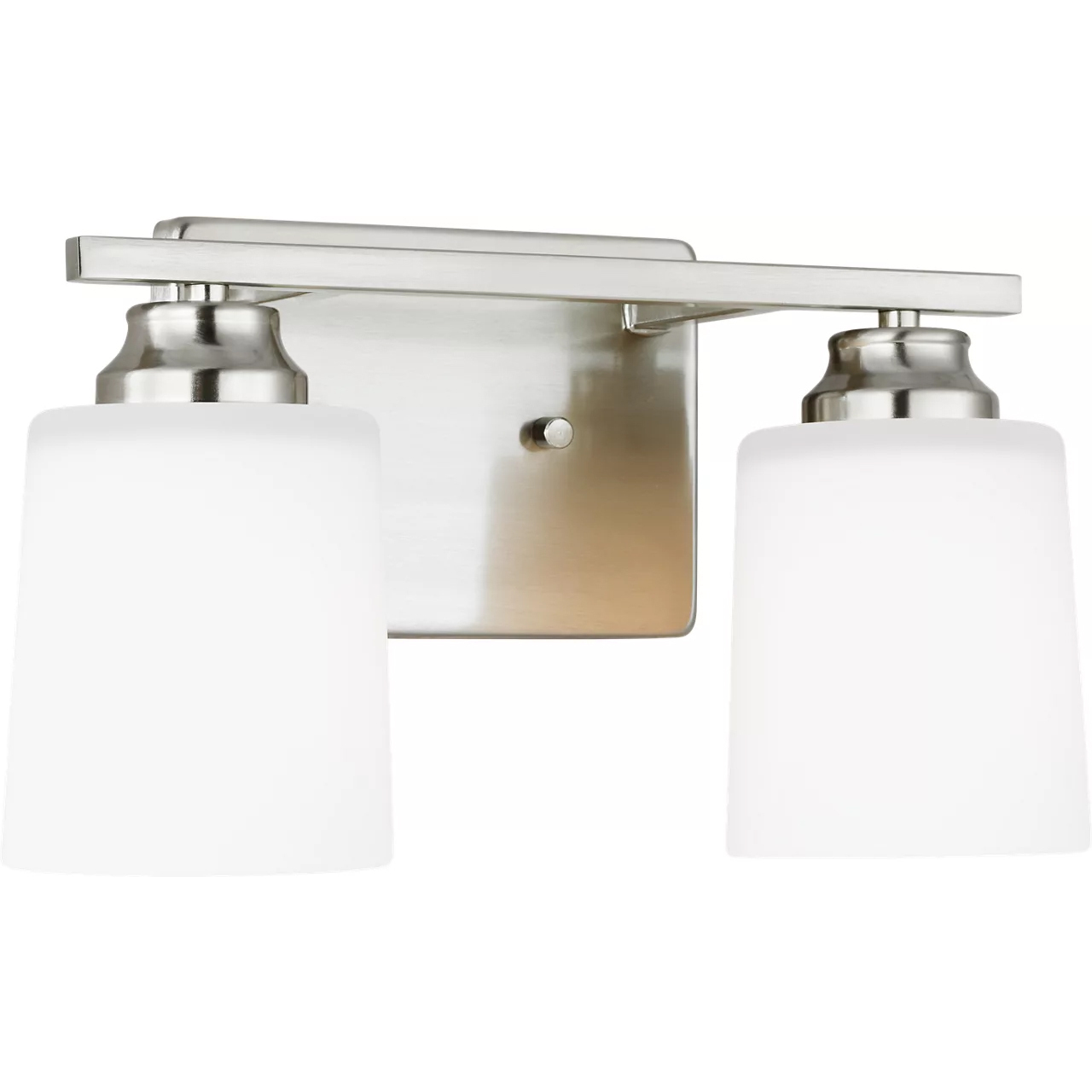 Vinton 2 Light 13.13 inch Brushed Nickel Wall Bath Fixture Wall Light