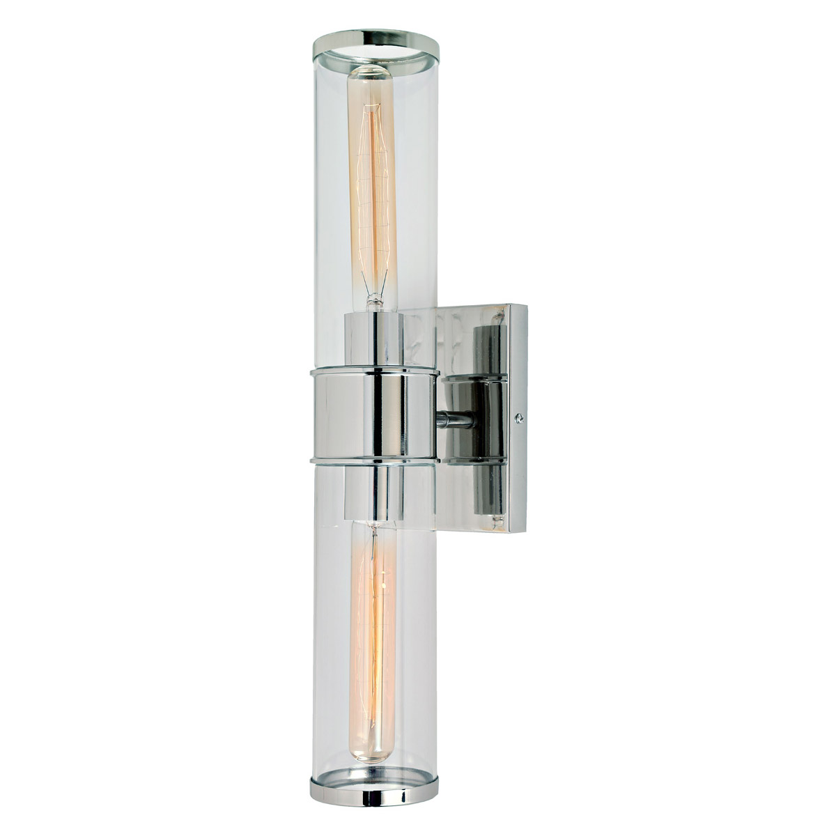 Gramercy 2 Light 5 inch Polished Nickel Wall Sconce Wall Light