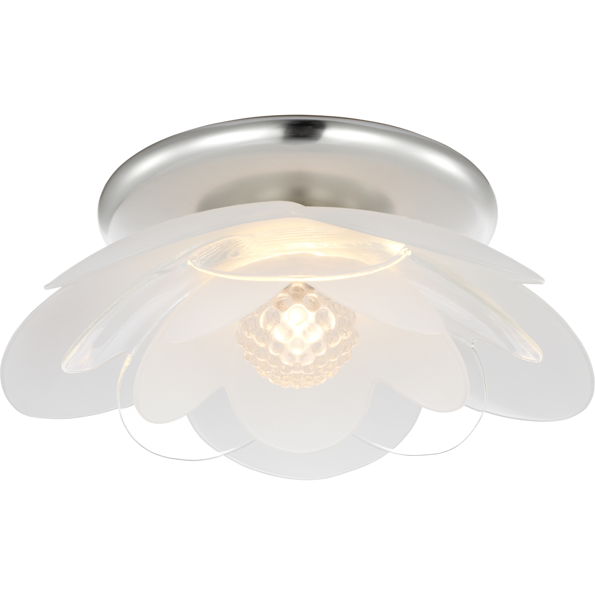 Barbara Barry Petaluma LED 7.25 inch Soft Silver Flush Mount Ceiling Light