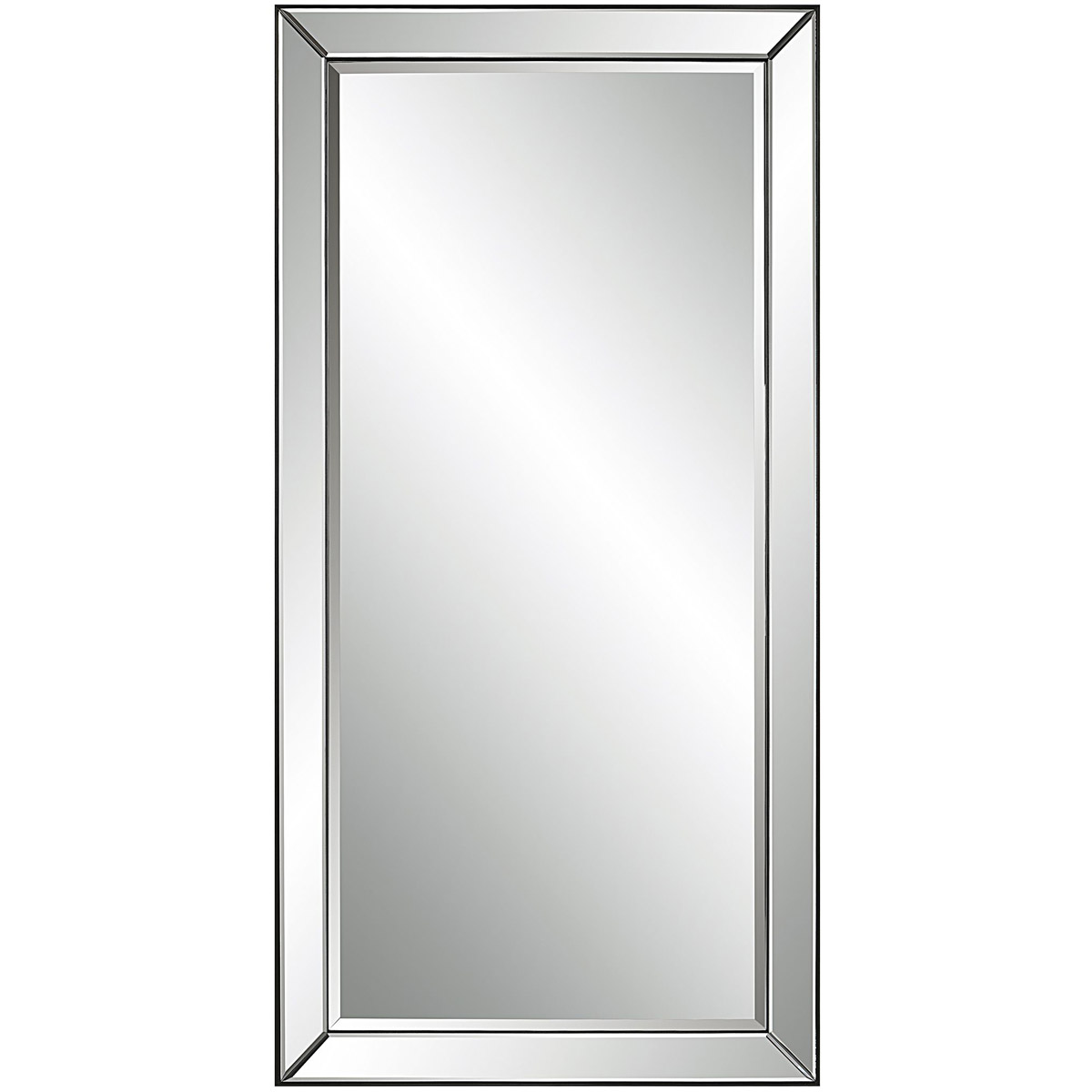 Uttermost 09778 Lytton 48 X 24 inch Black Wall Mirror