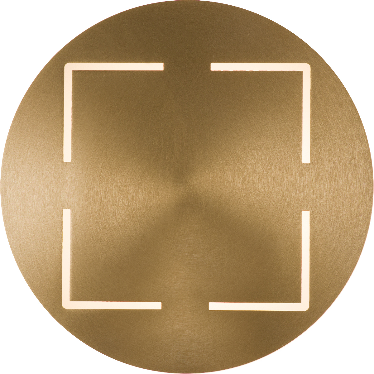 Shield Brushed Champagne Wall Sconce Wall Light