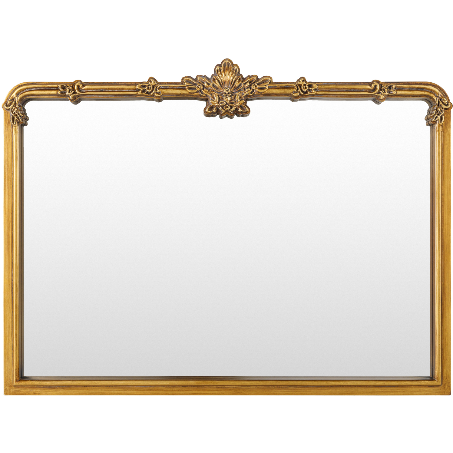 Highclere 40.25 X 30 inch Gold Mantel Mirror
