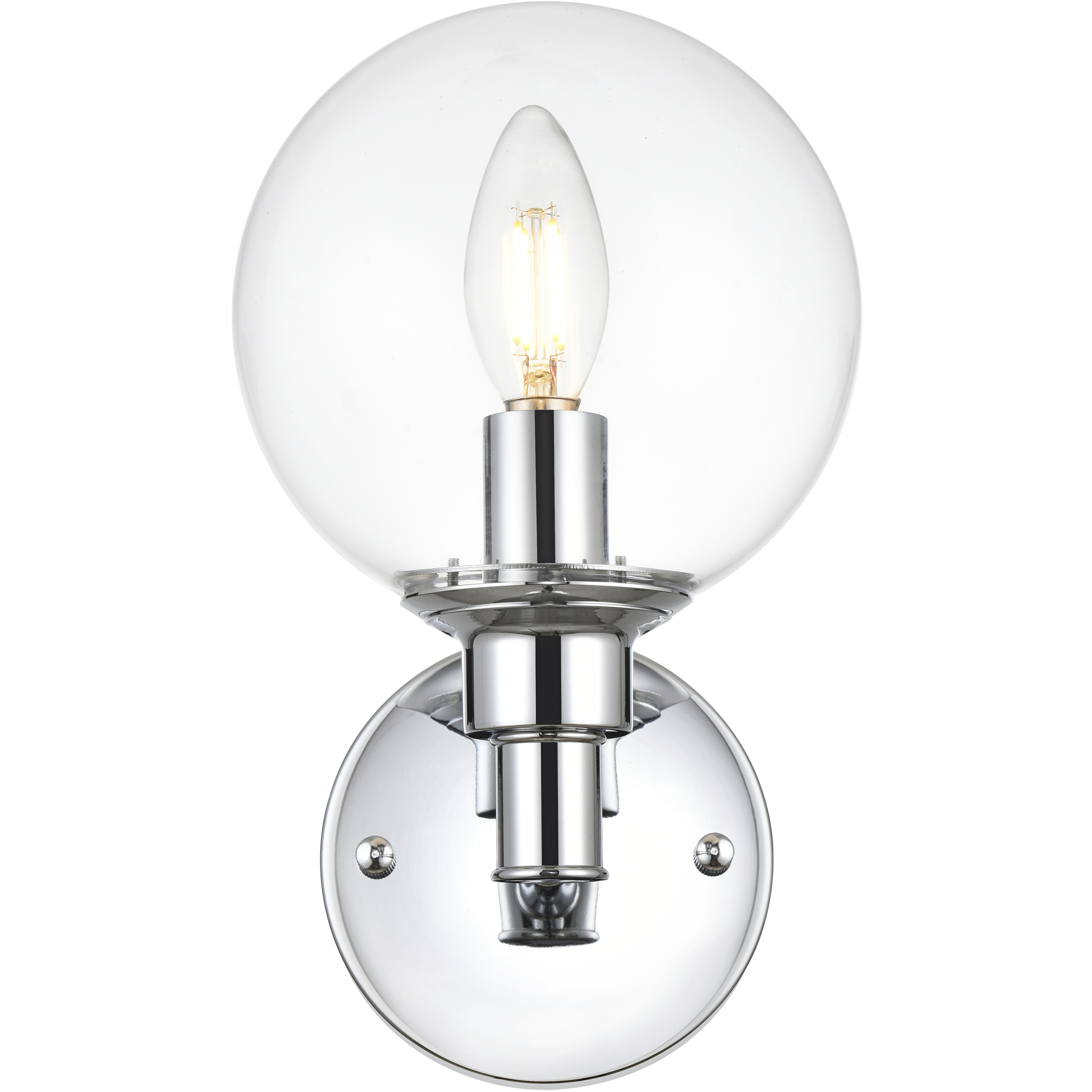 Jaelynn 1 Light 6 inch Chrome Bath Sconce Wall Light