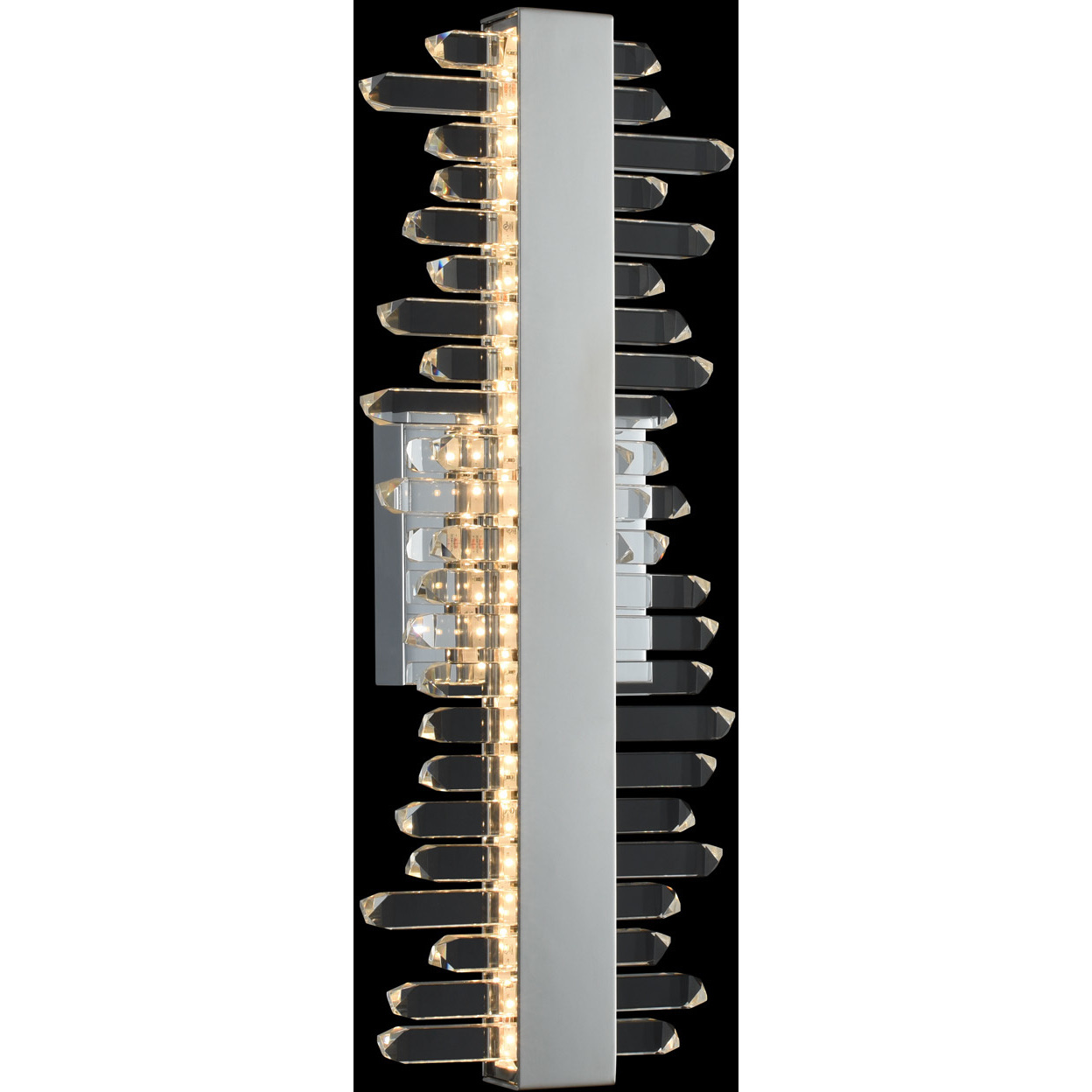 Quasar LED 8 inch Chrome ADA ADA Wall Sconce Wall Light