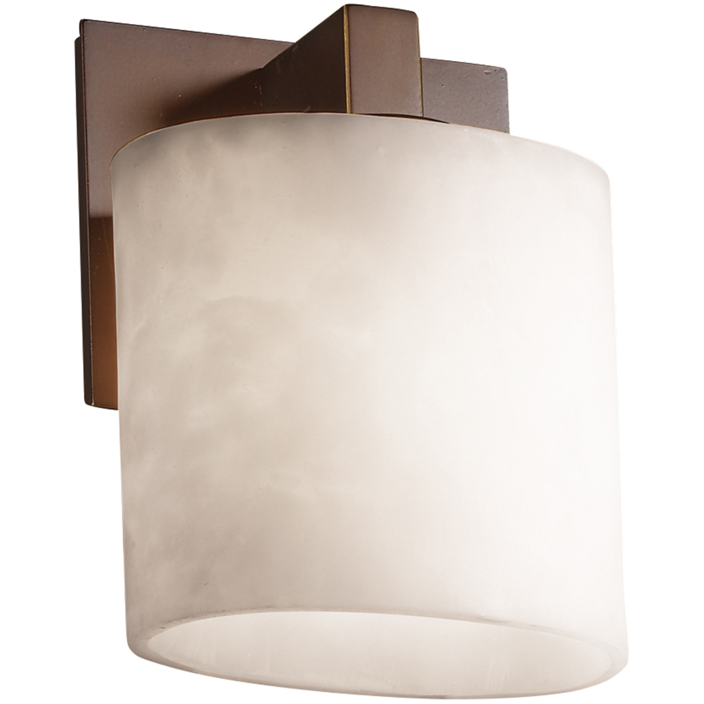 Clouds Wall Sconce Wall Light in Dark Bronze, Oval, Incandescent