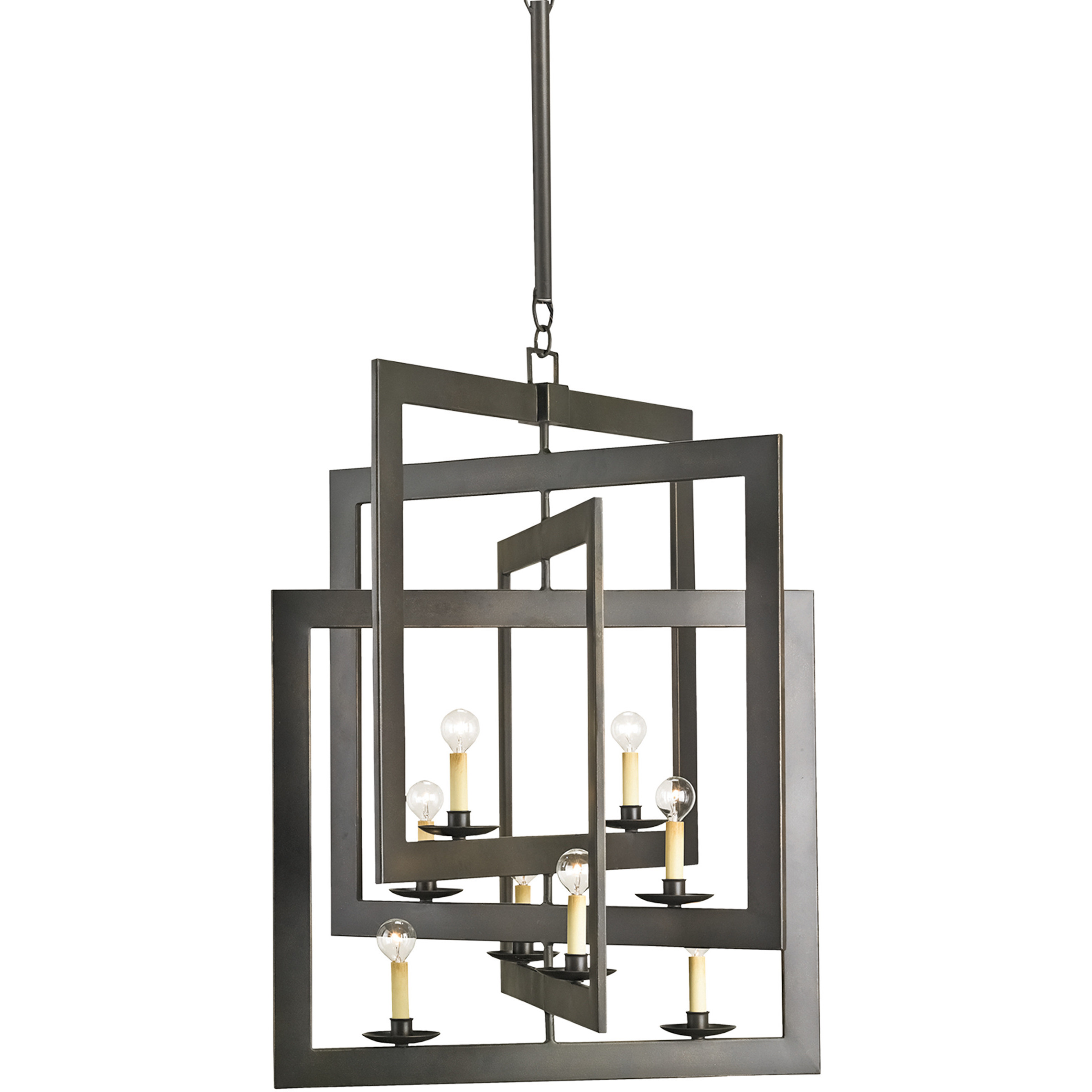 Middleton 8 Light 28 inch Bronze Gold Chandelier Ceiling Light, Large