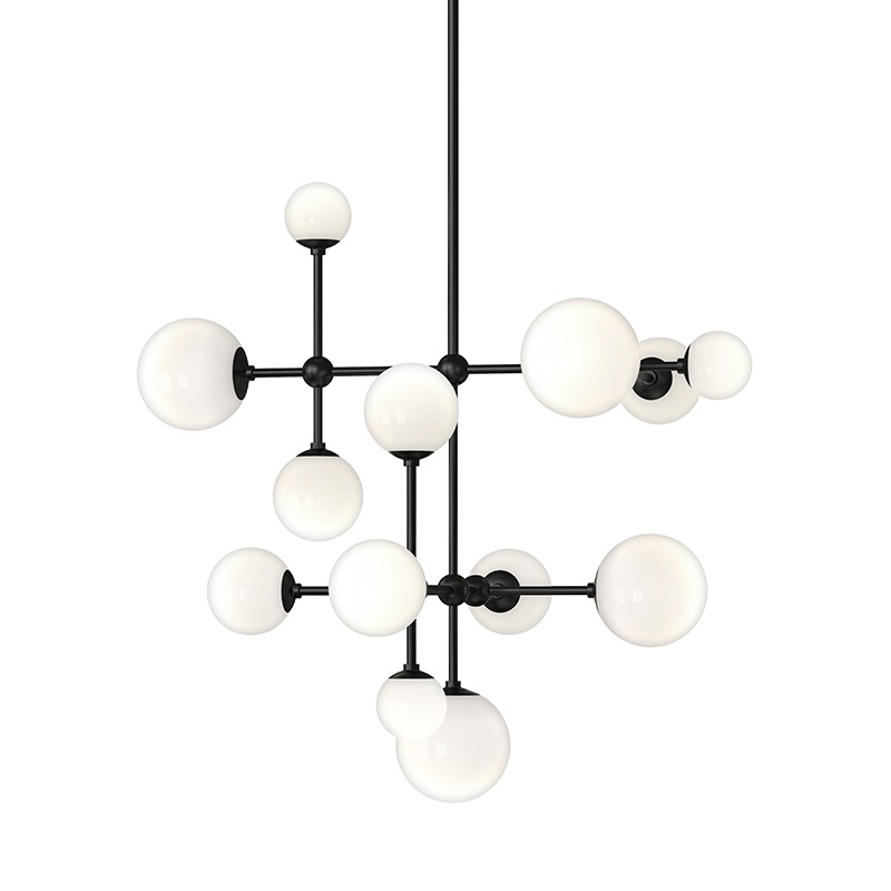 Sabon LED 29 inch Satin Black Pendant Ceiling Light