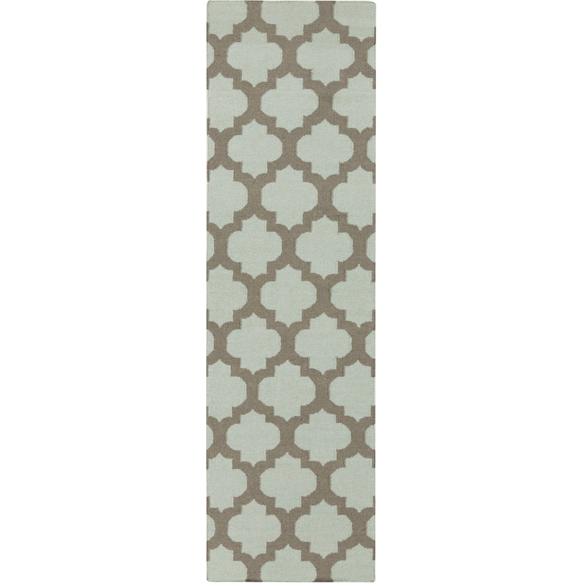 Frontier 96 X 30 inch Mint, Charcoal Rug